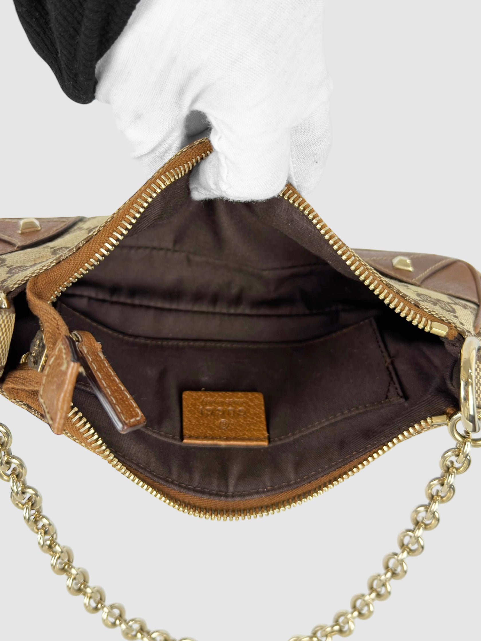 Monogram Nailhead Pochette