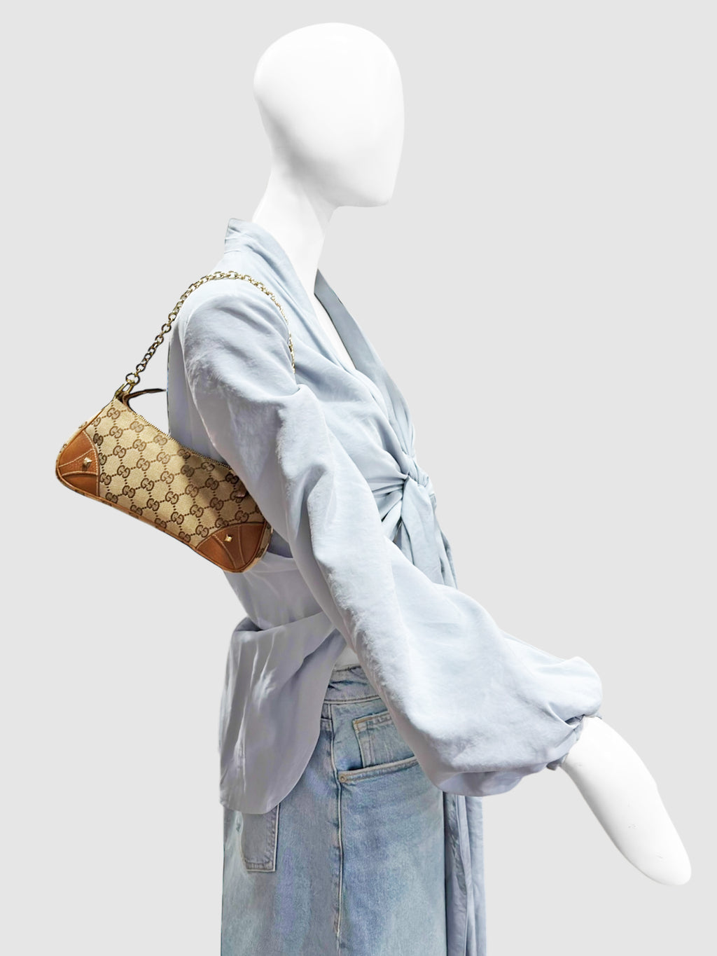 Monogram Nailhead Pochette