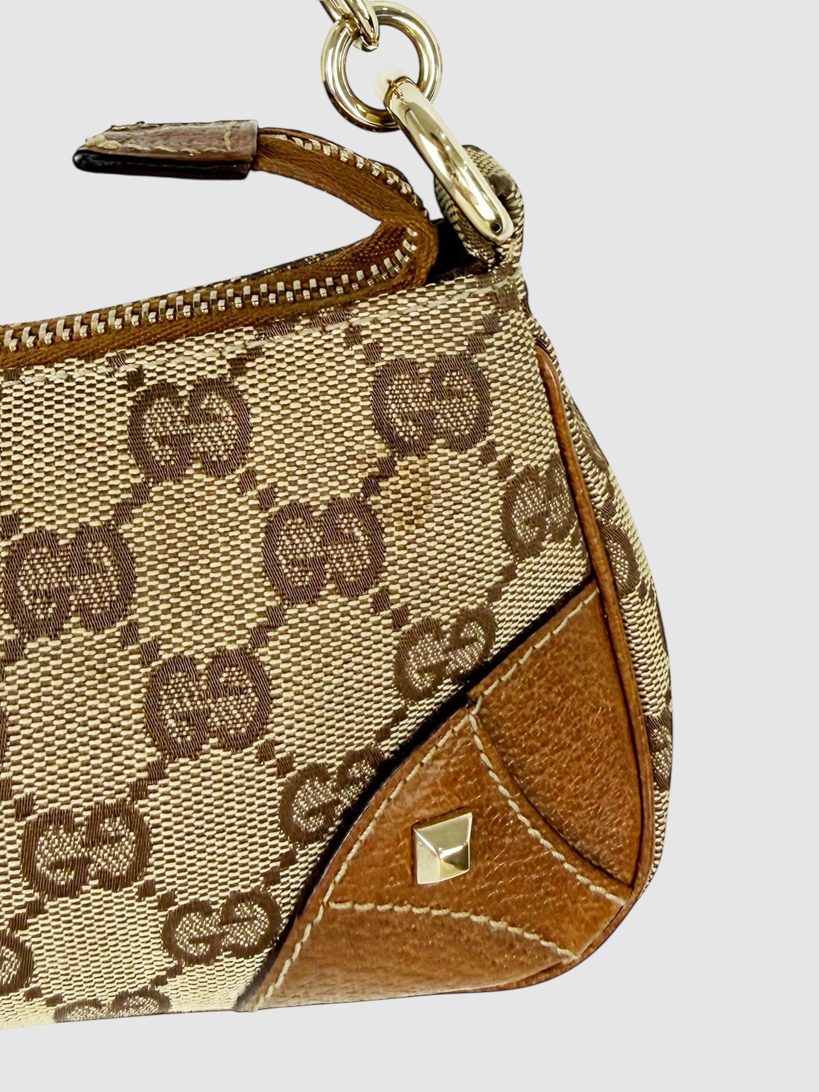 Monogram Nailhead Pochette