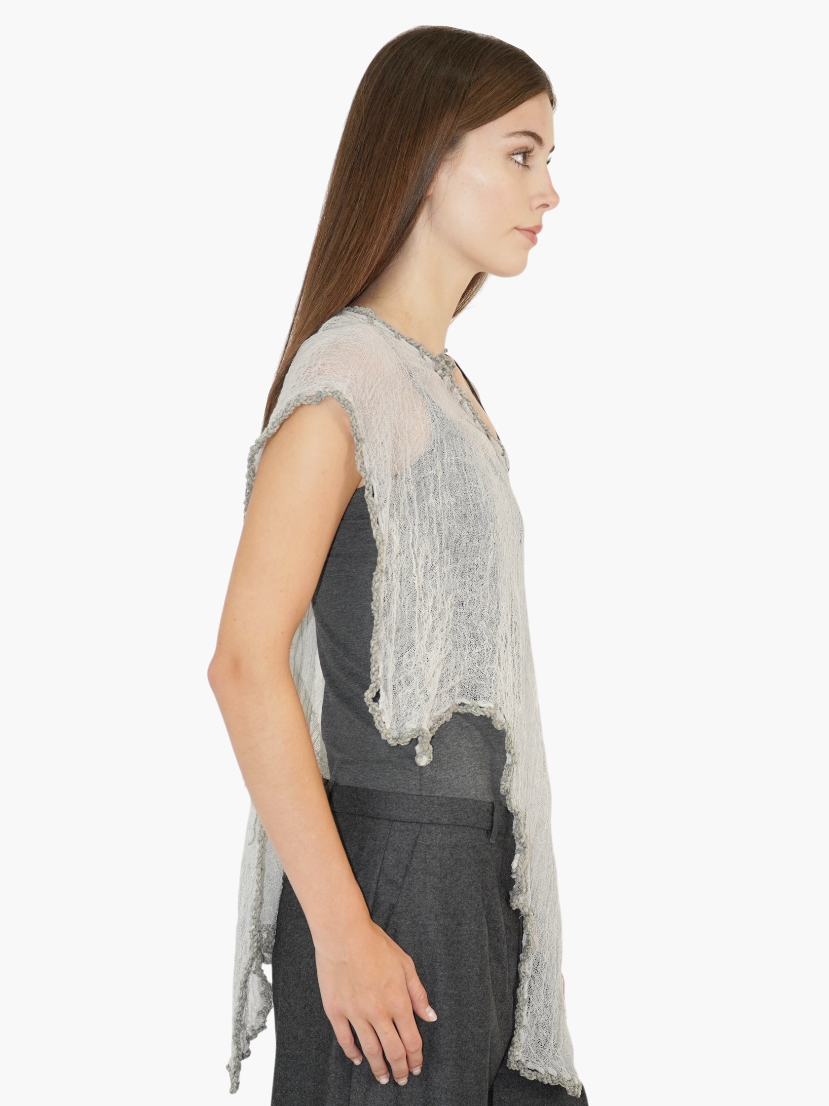Asymmetric Sheer Shawl