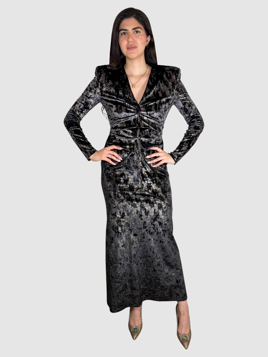 Velvet Maxi Dress