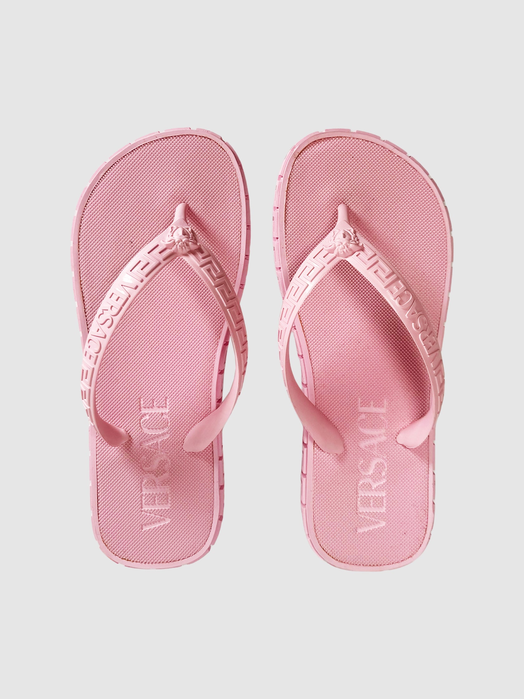Greca Rubber Sandals - Size 39
