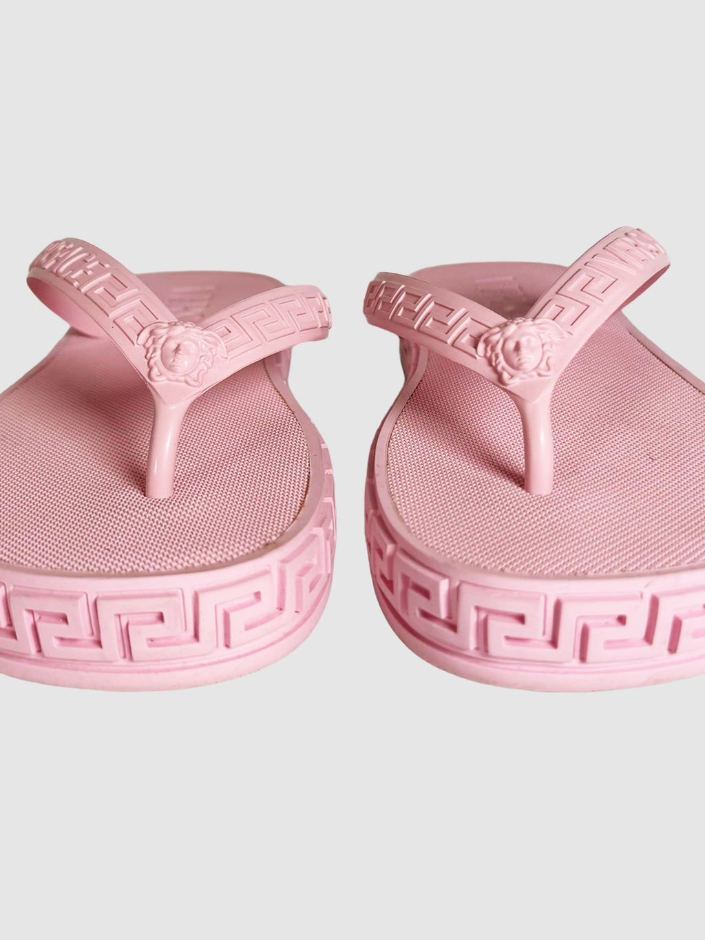 Greca Rubber Sandals - Size 39