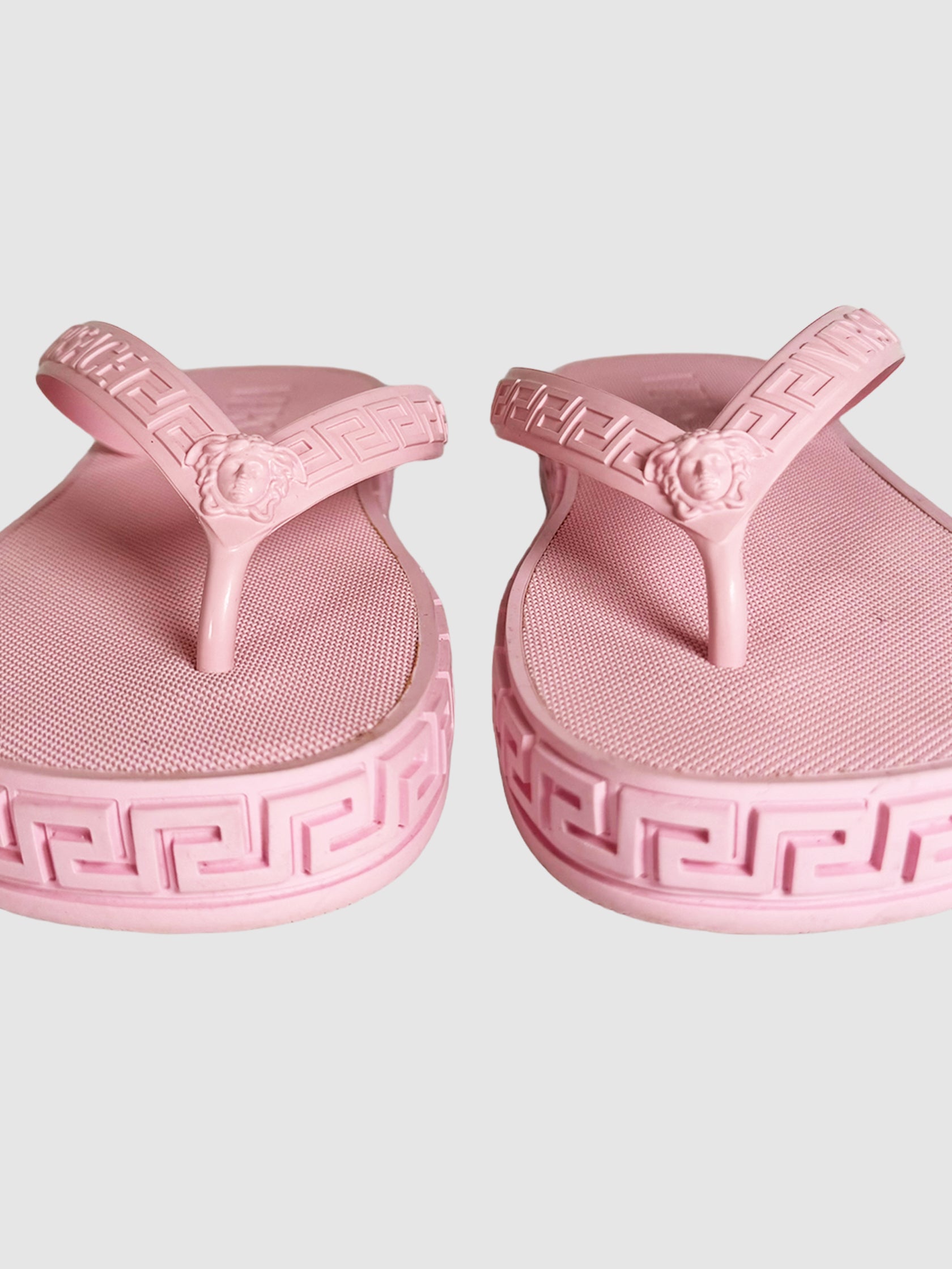 Greca Rubber Sandals - Size 39