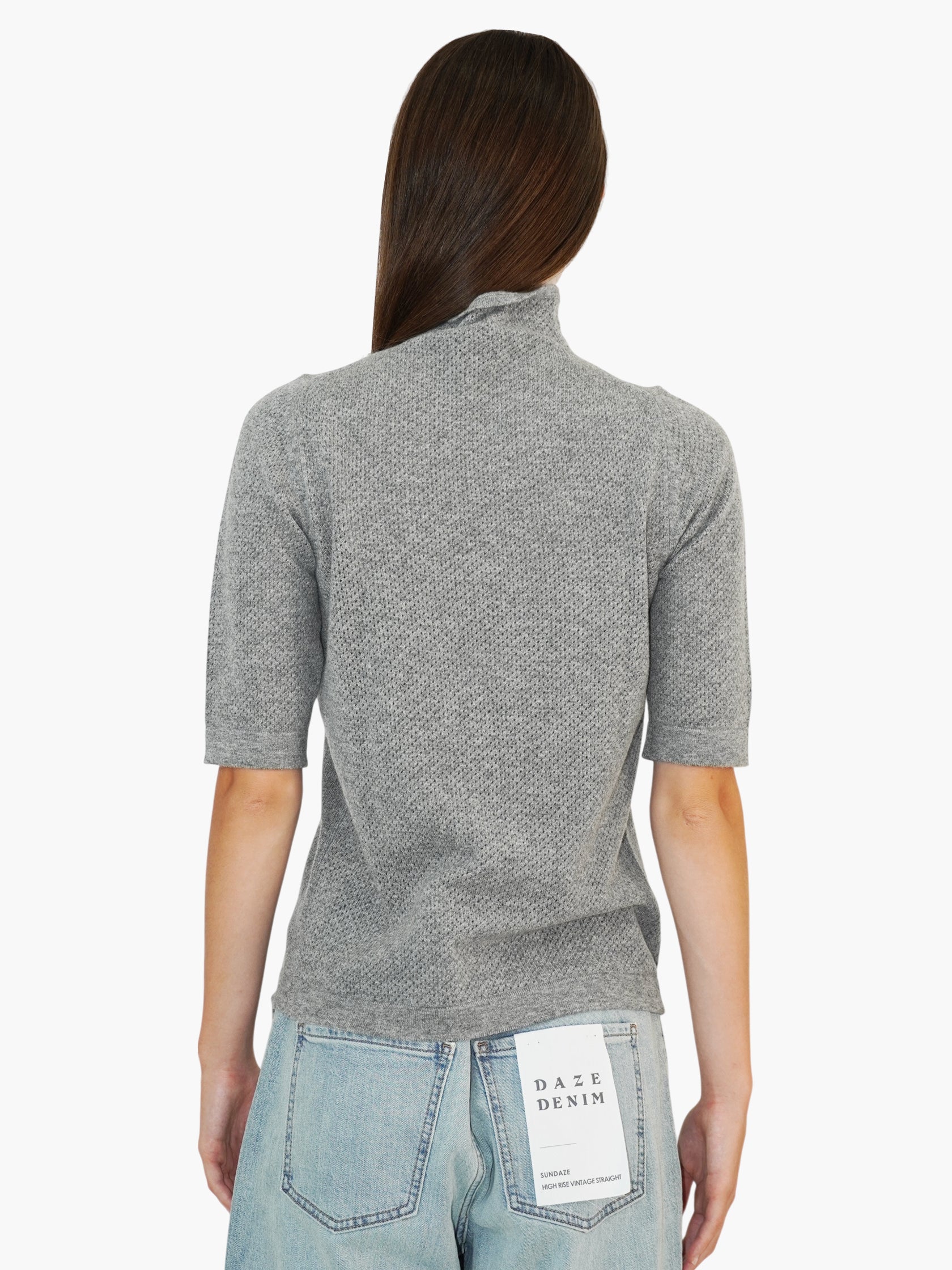 Cashmere Mock Neck Sweater