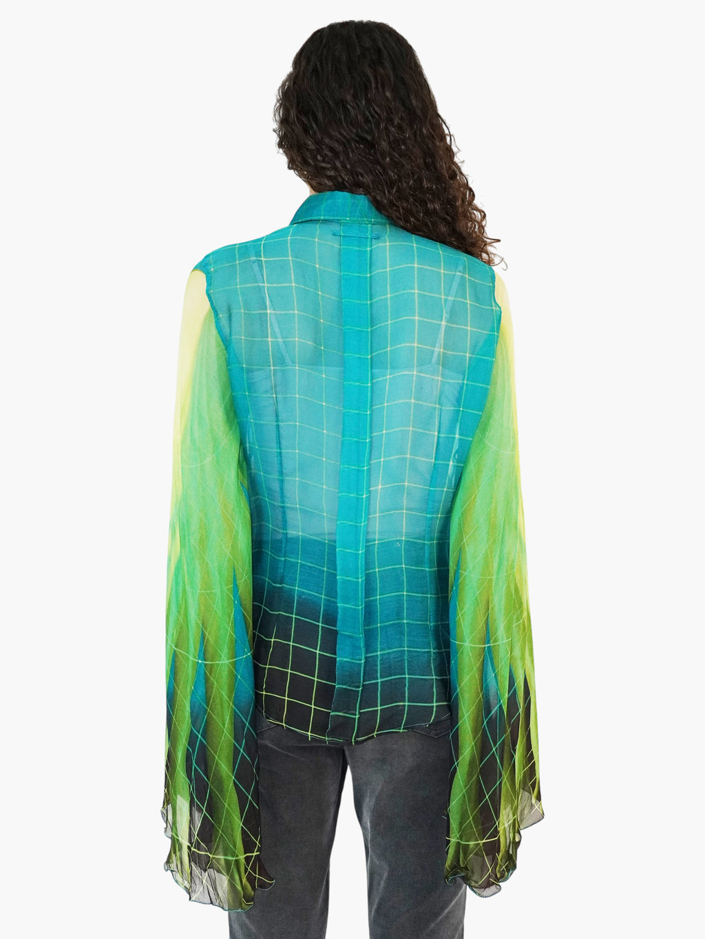 Silk Grid Top