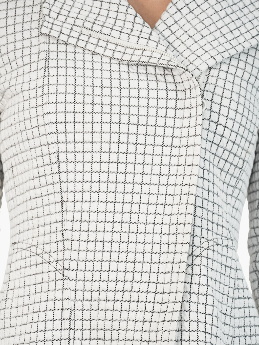 Grid Print Jacket