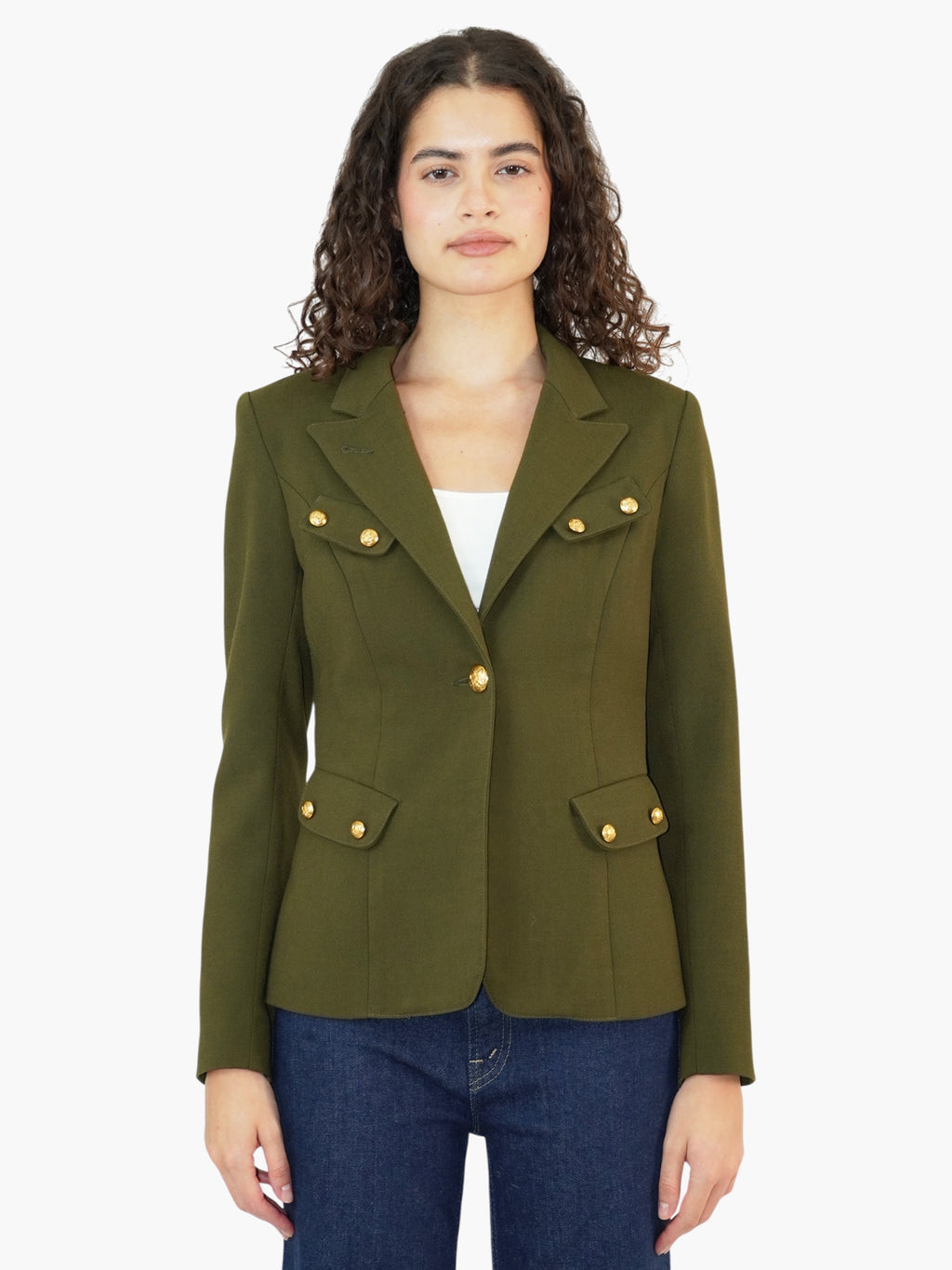 Single-Button Blazer