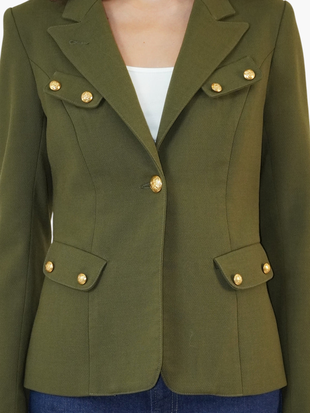 Single-Button Blazer
