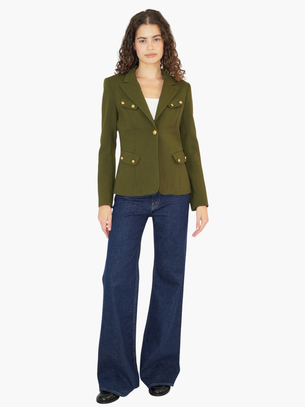 Single-Button Blazer