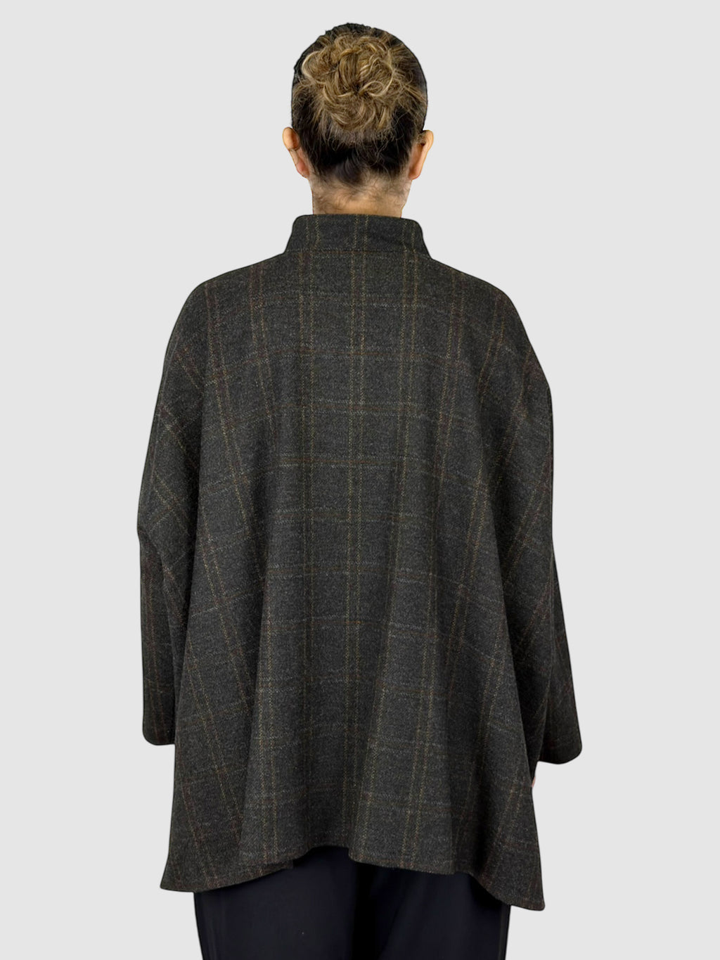 Wool Plaid Coat