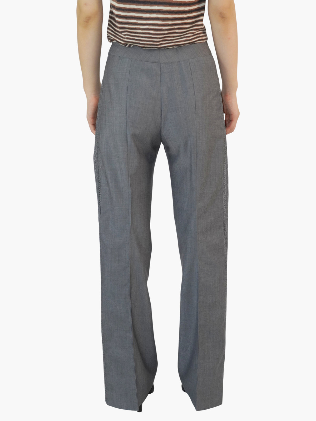Floral Embroidered Pants