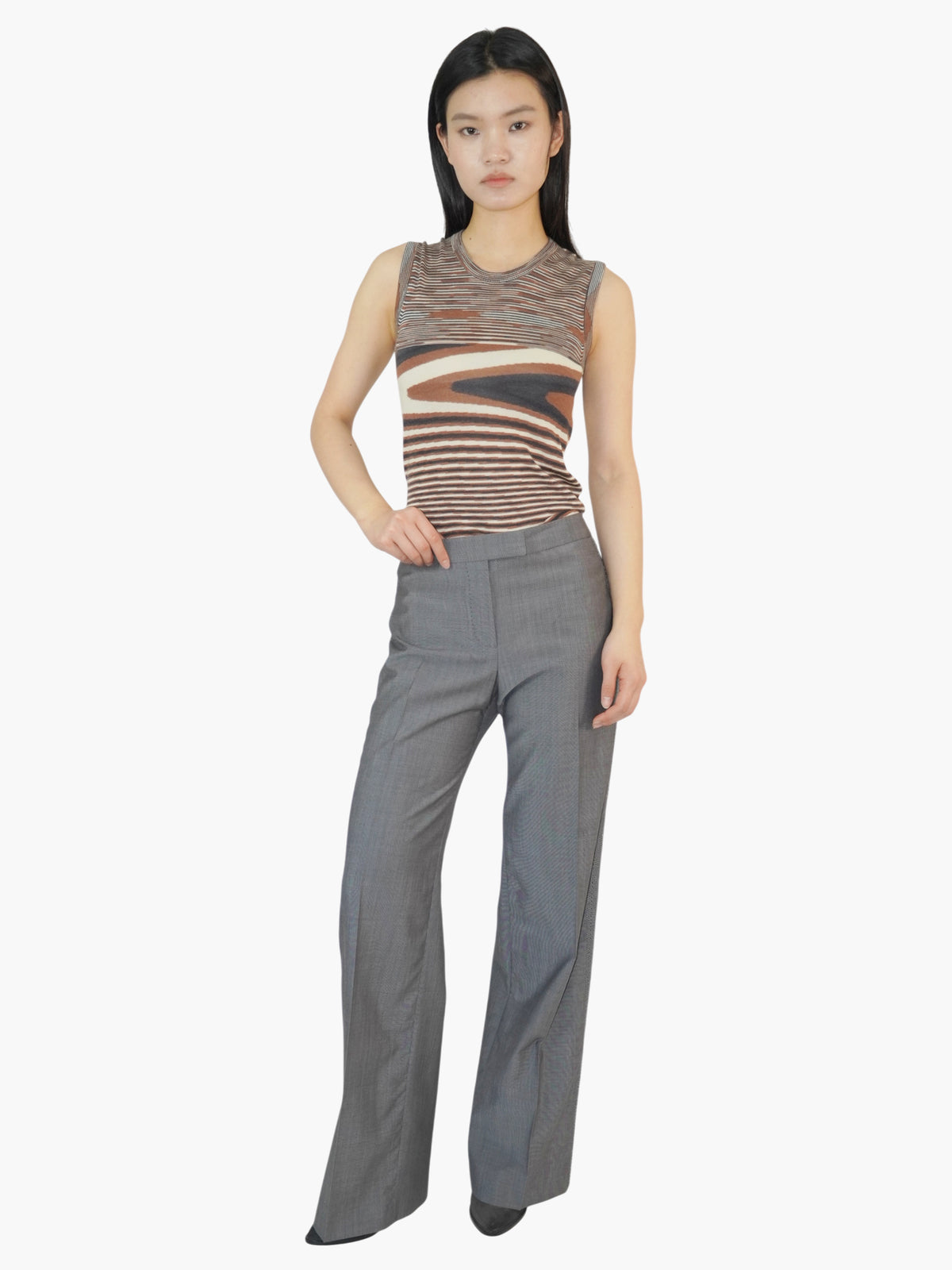 Floral Embroidered Pants