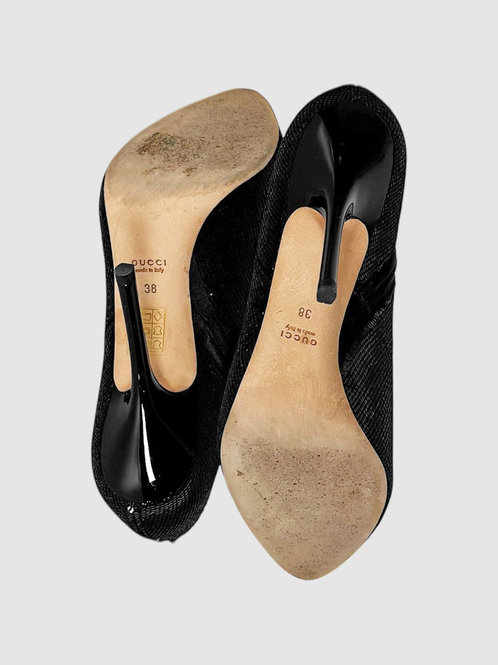 Sequinned Ankle Bootie Pumps