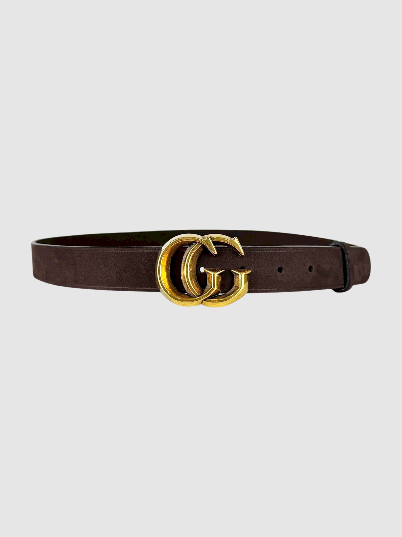 Leather GG Belt