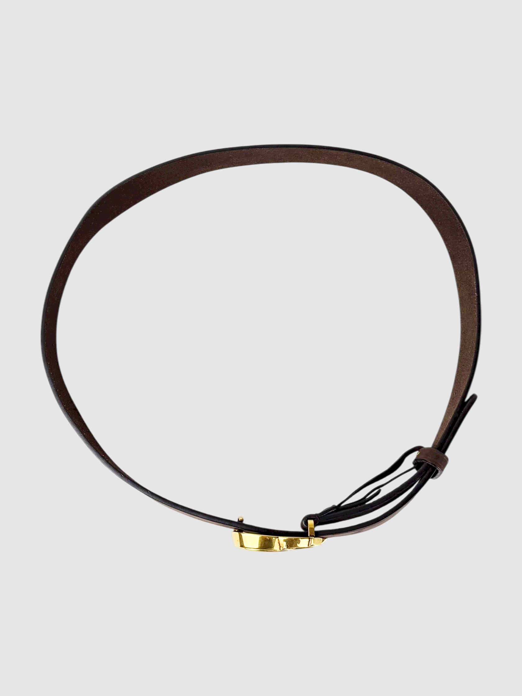 Leather GG Belt