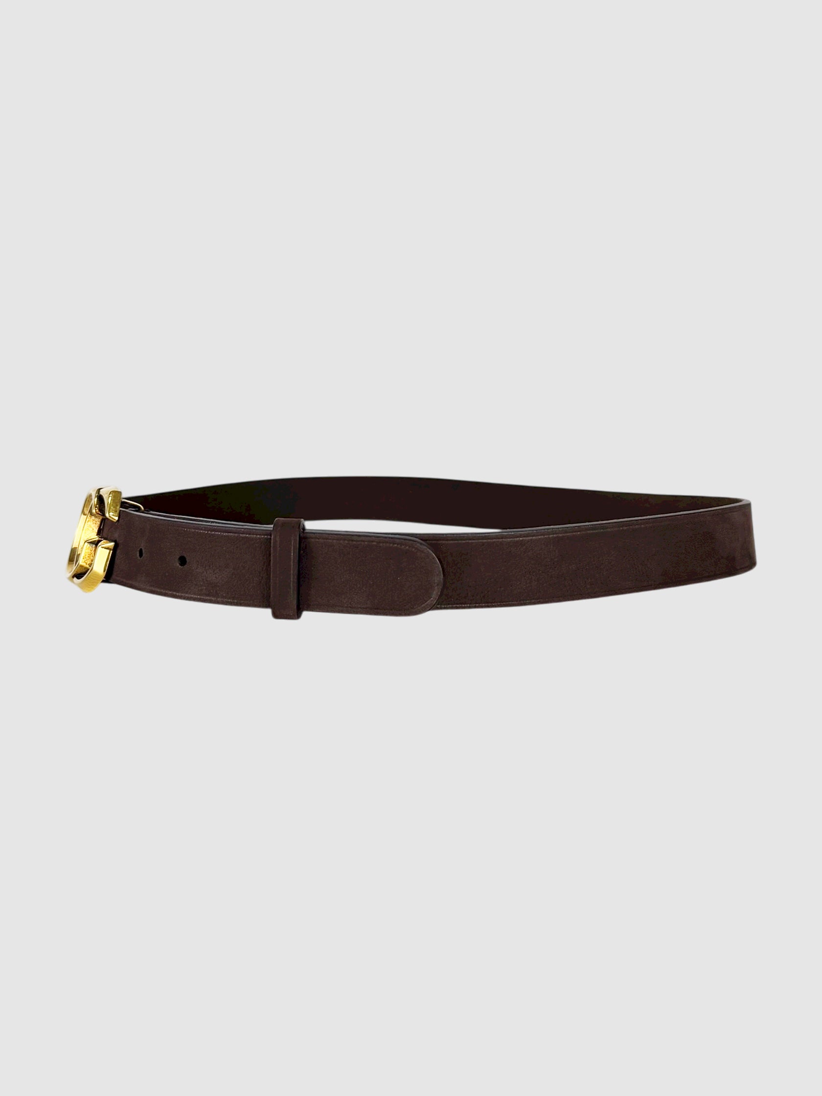 Leather GG Belt