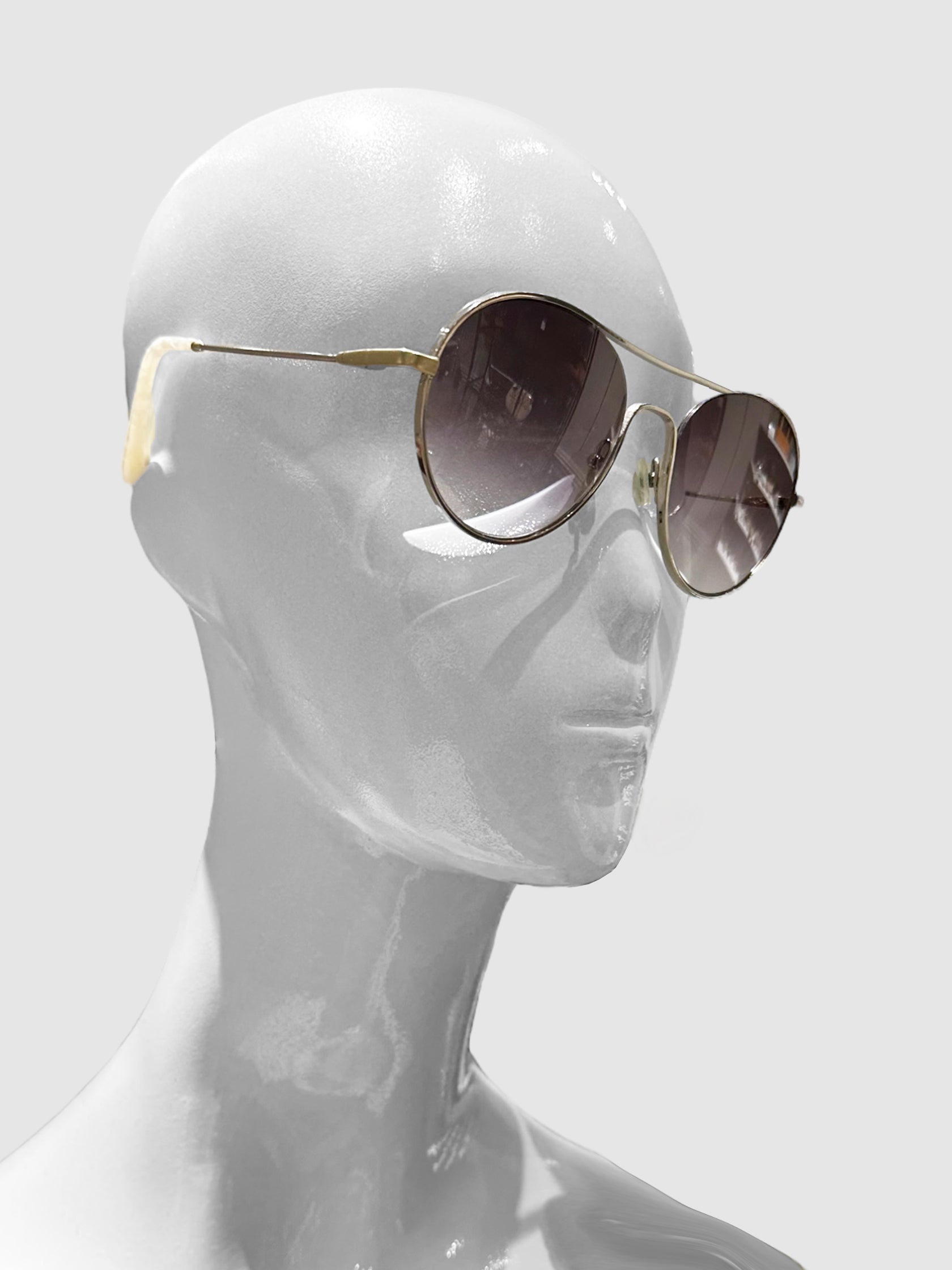 Round Aviator Sunglasses