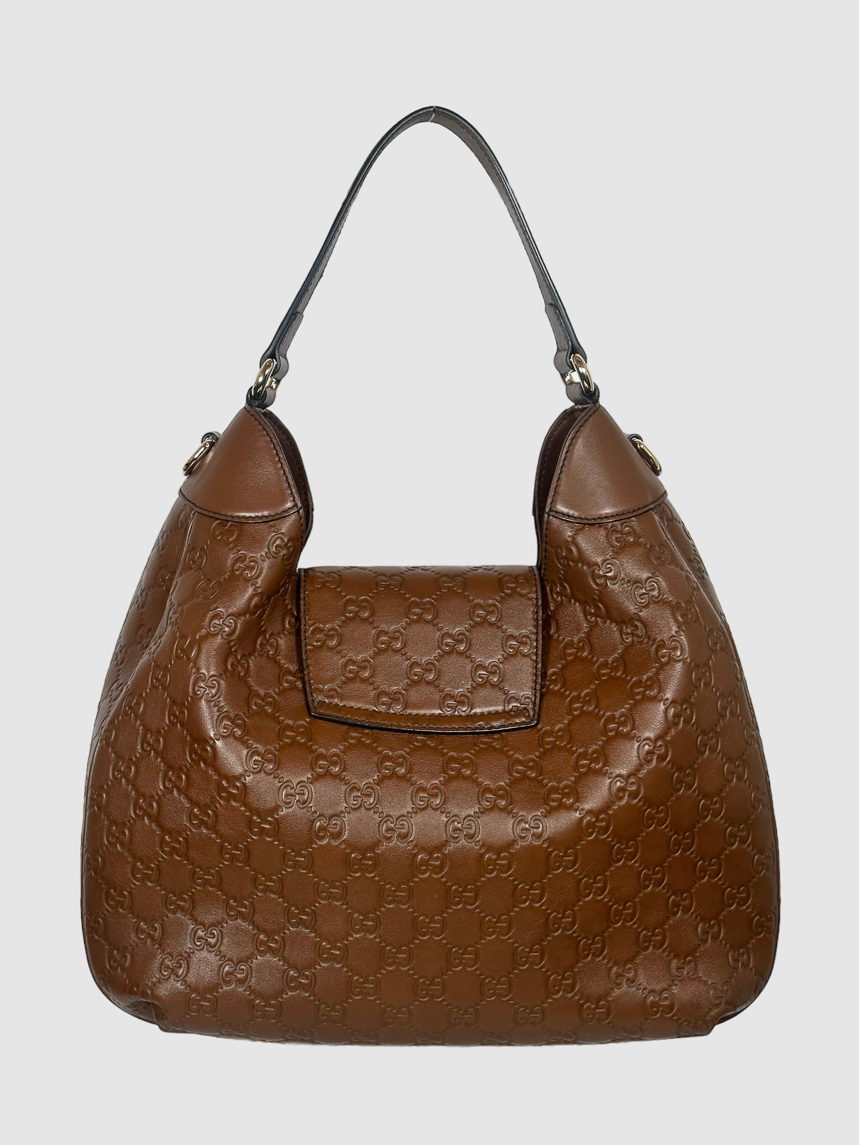 GG Signature Medium Emily Flap Hobo Bag