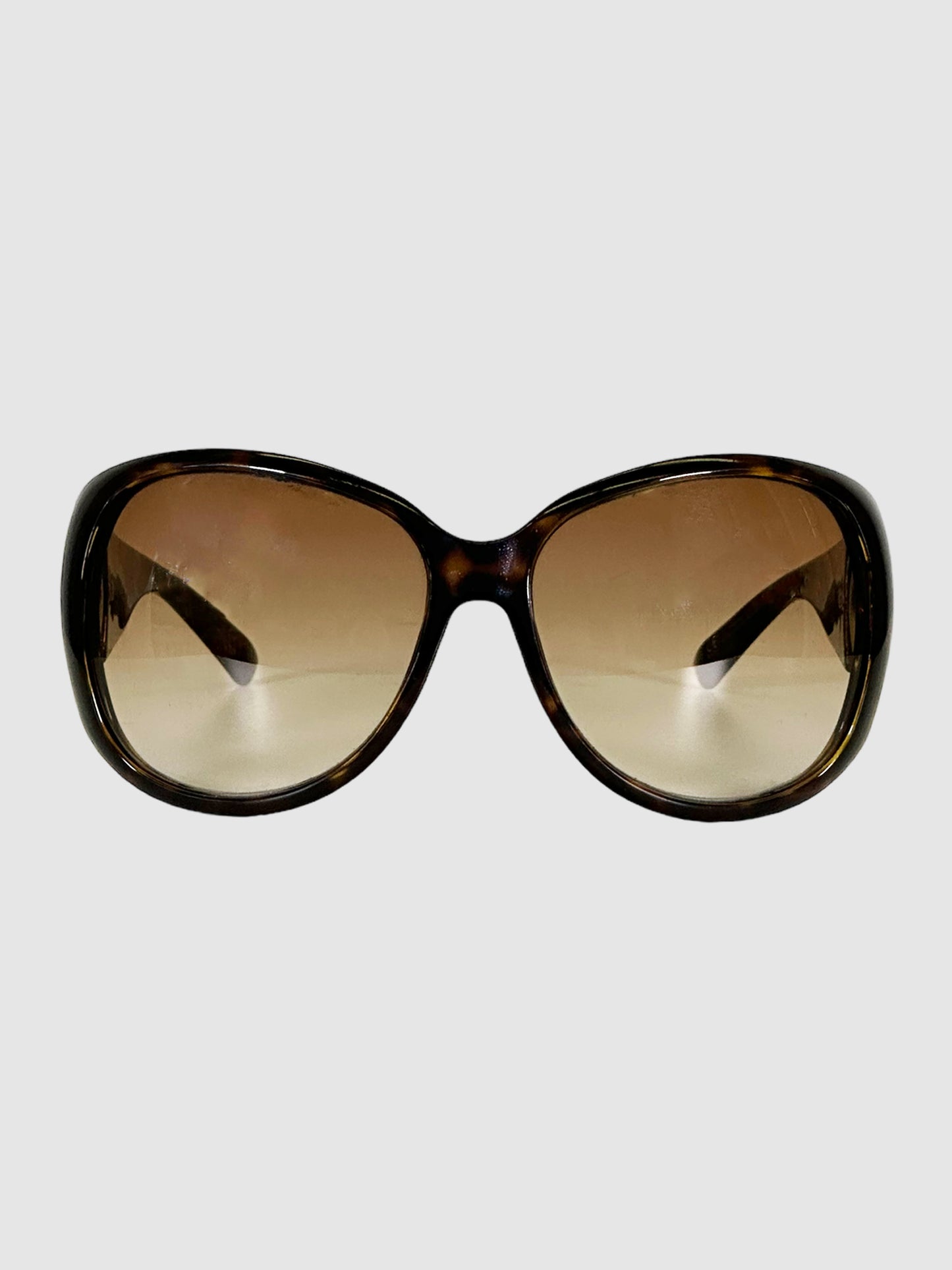 Horsebit Accent Oversized Sunglasses