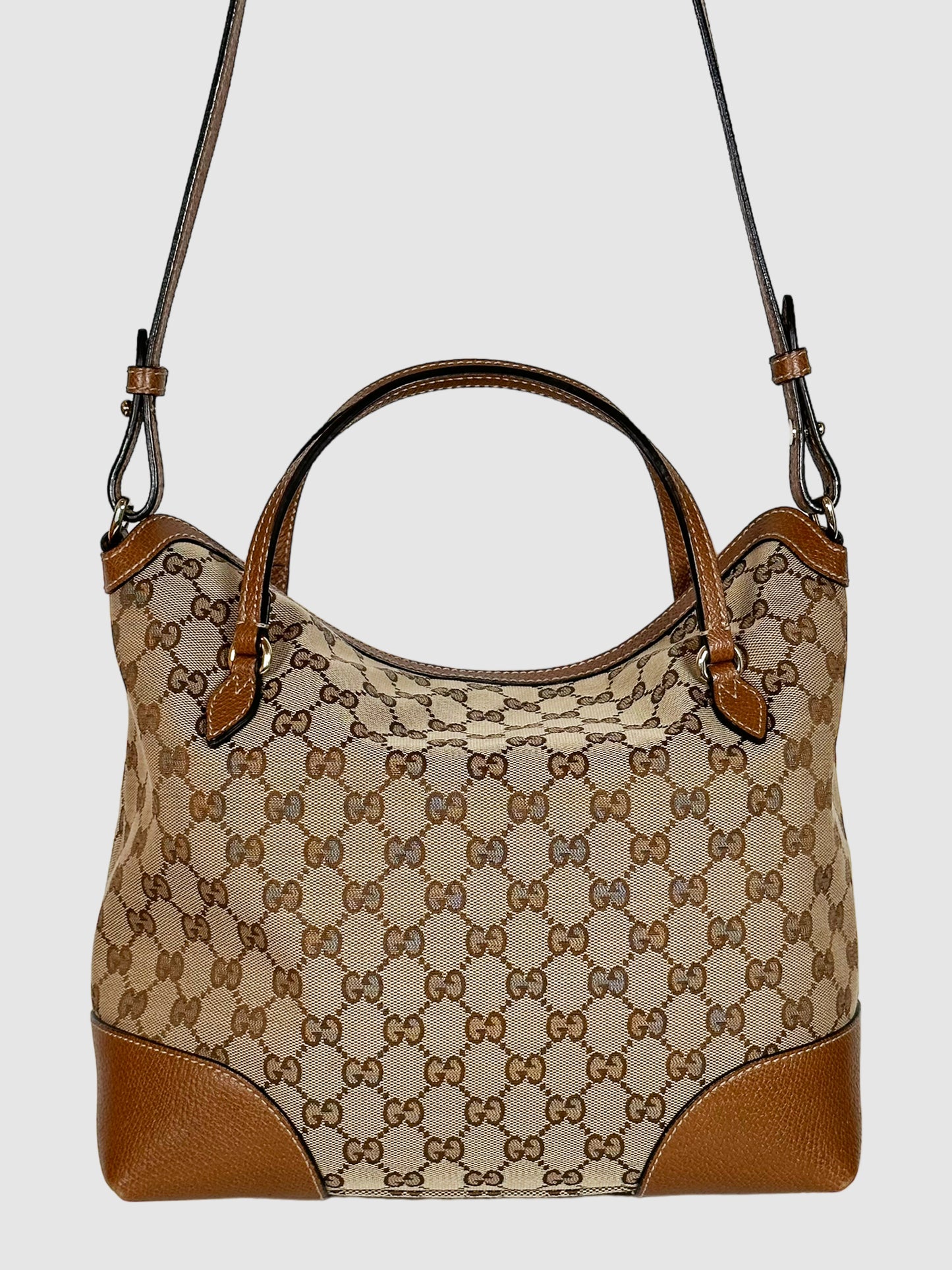 GG Canvas Medium Bree Bag