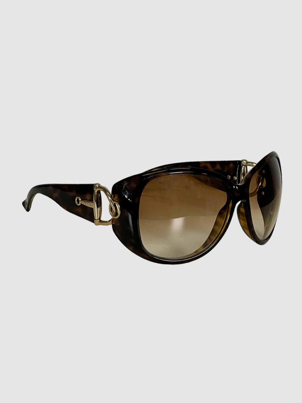 Horsebit Accent Oversized Sunglasses