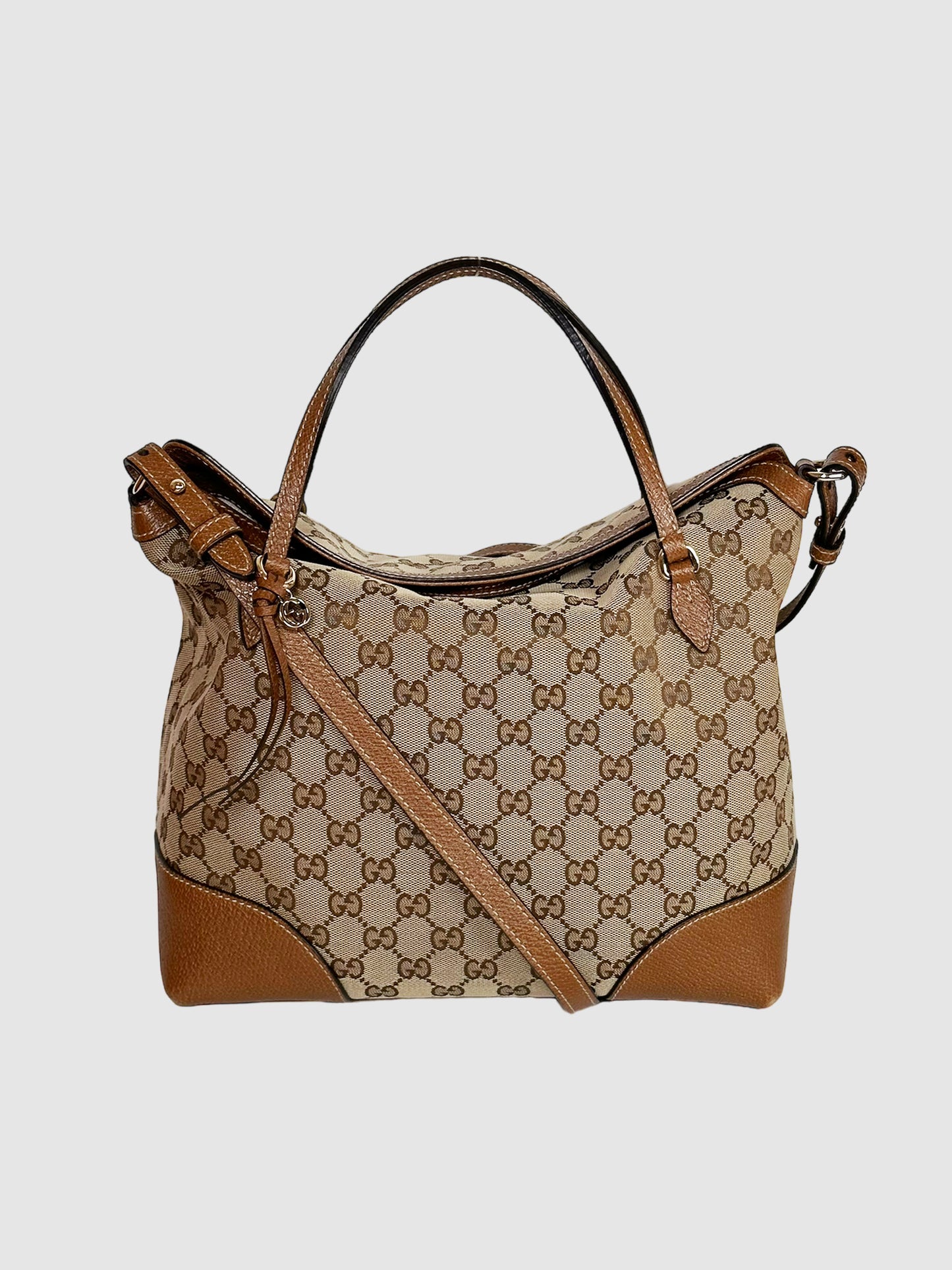 GG Canvas Medium Bree Bag