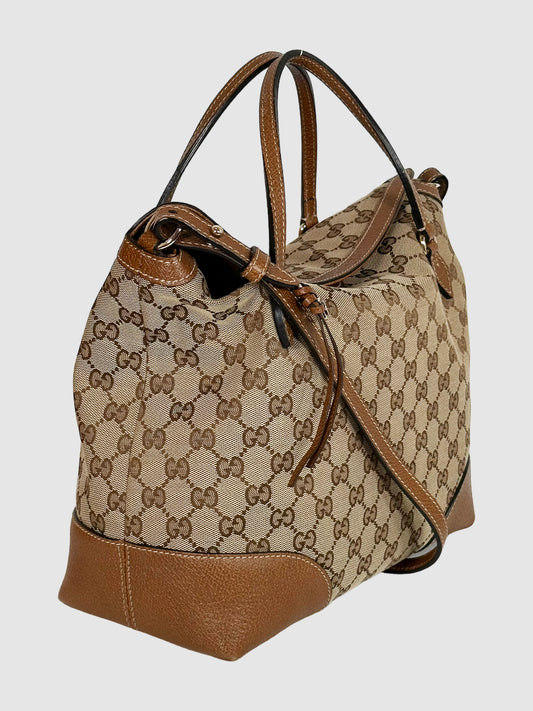 Gucci GG Canvas Medium Bree Bag