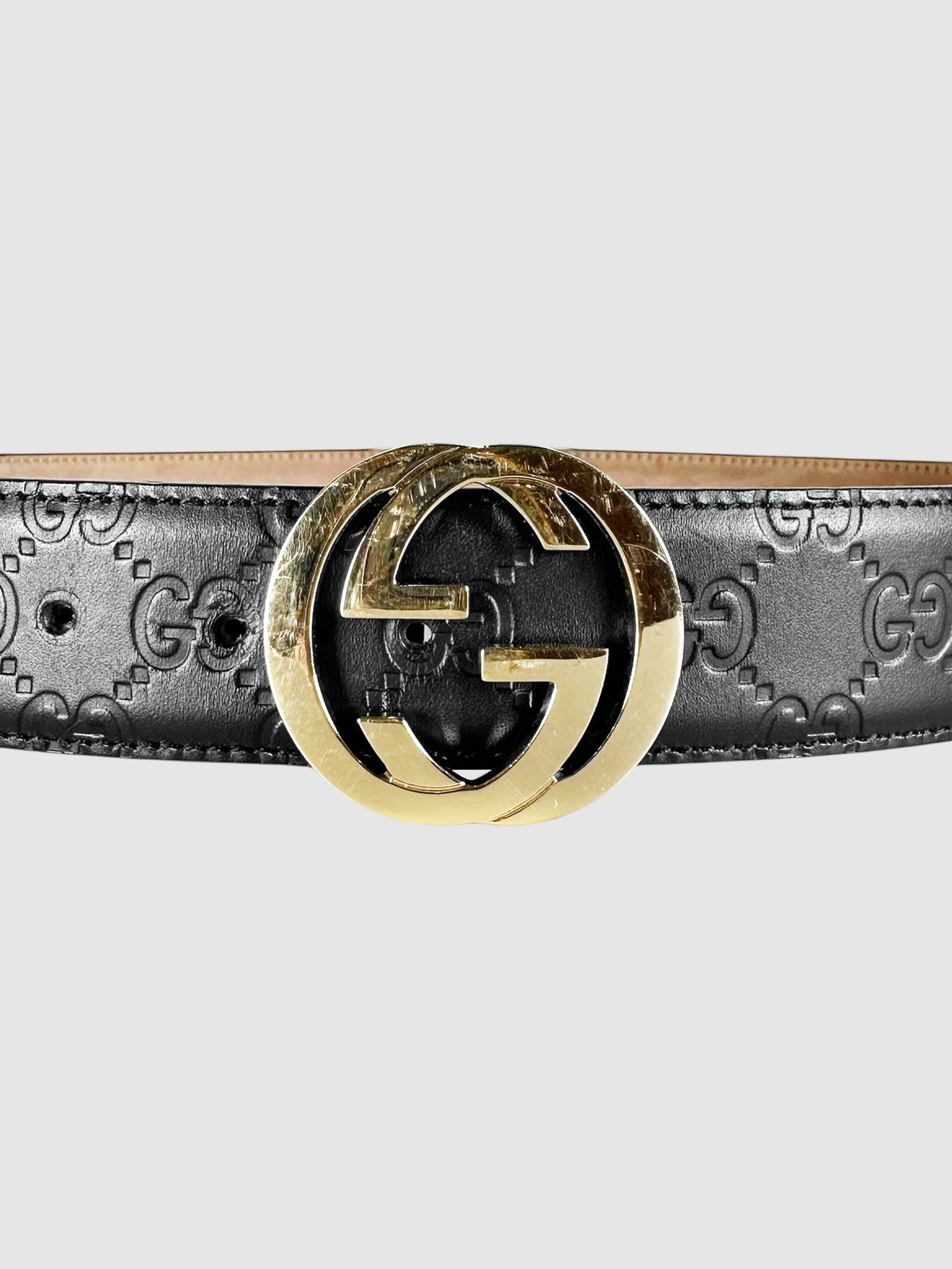 Guccissima Monogram Belt