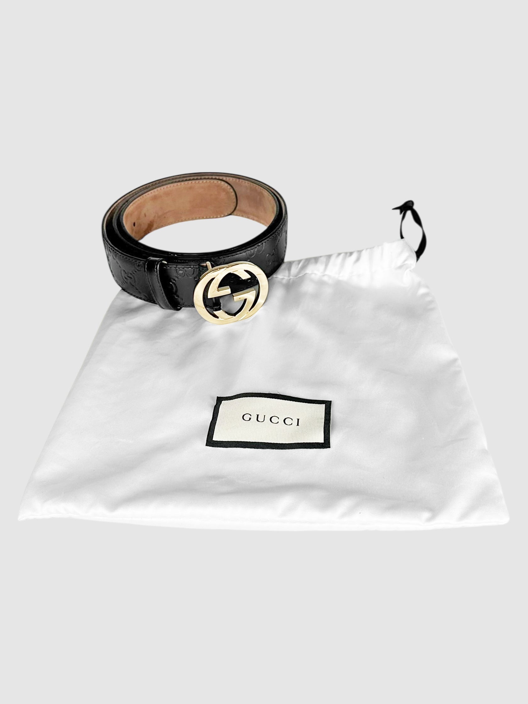 Guccissima Monogram Belt