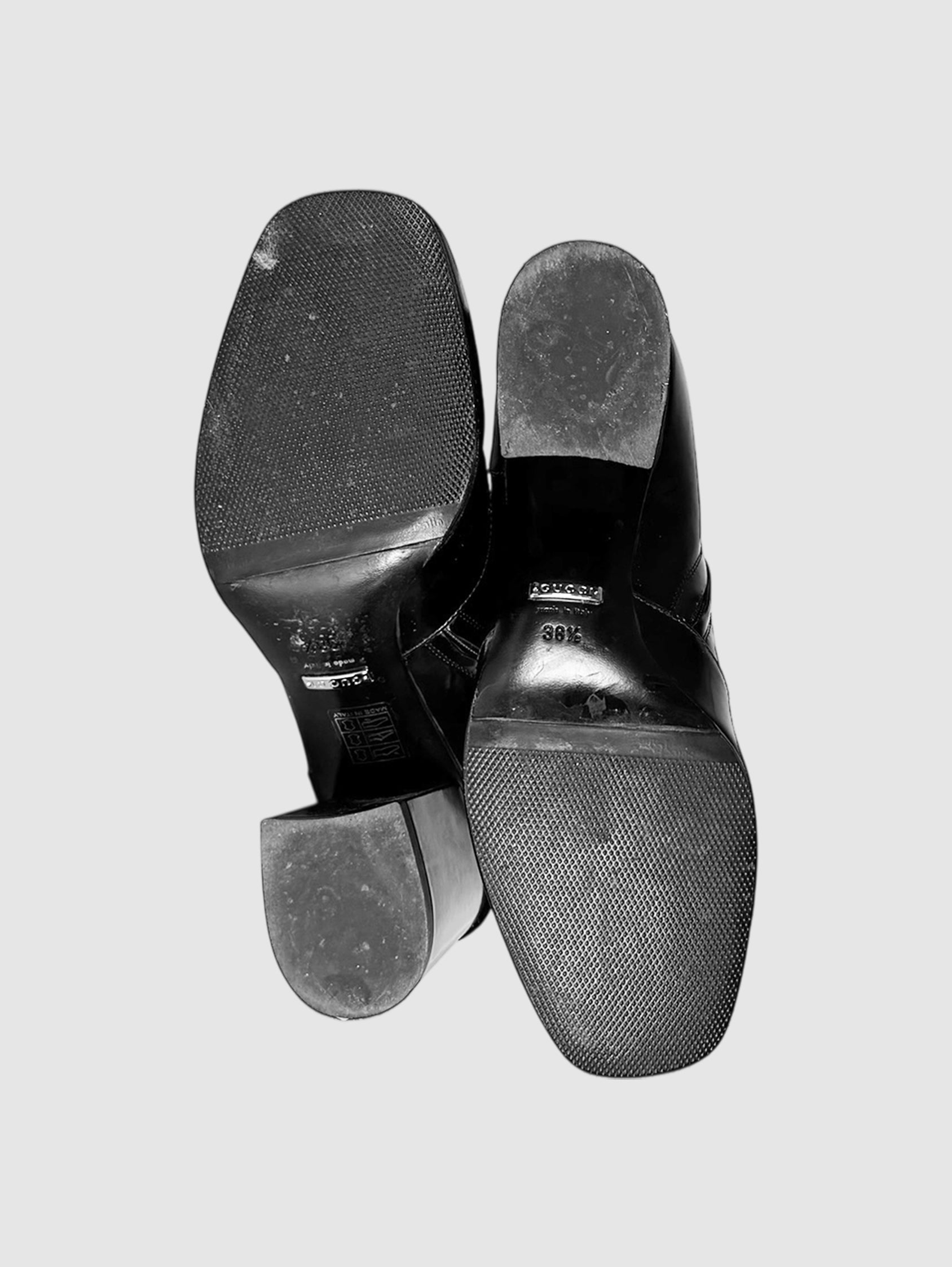 Horsebit Patent Booties