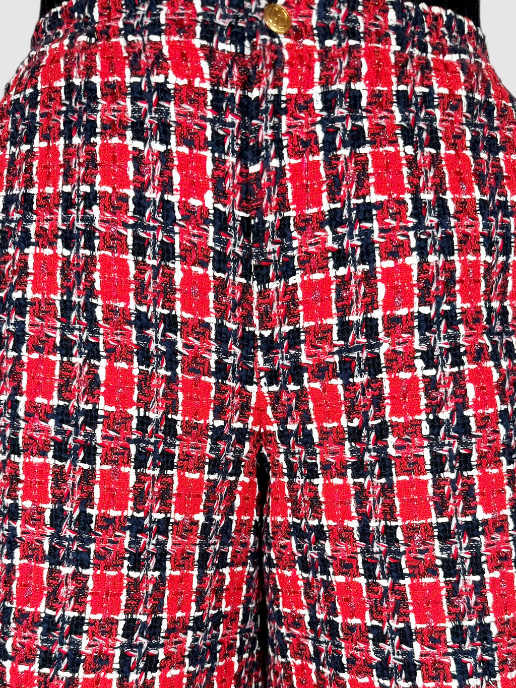 Plaid Tweed Shorts