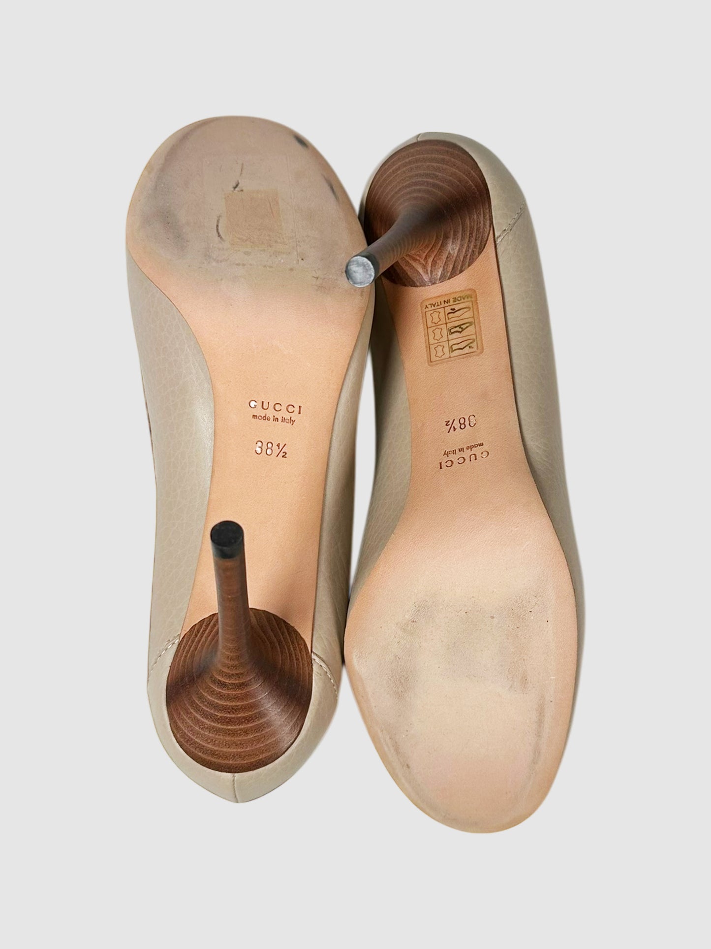 Bamboo Horsebit Pumps - Size 38.5