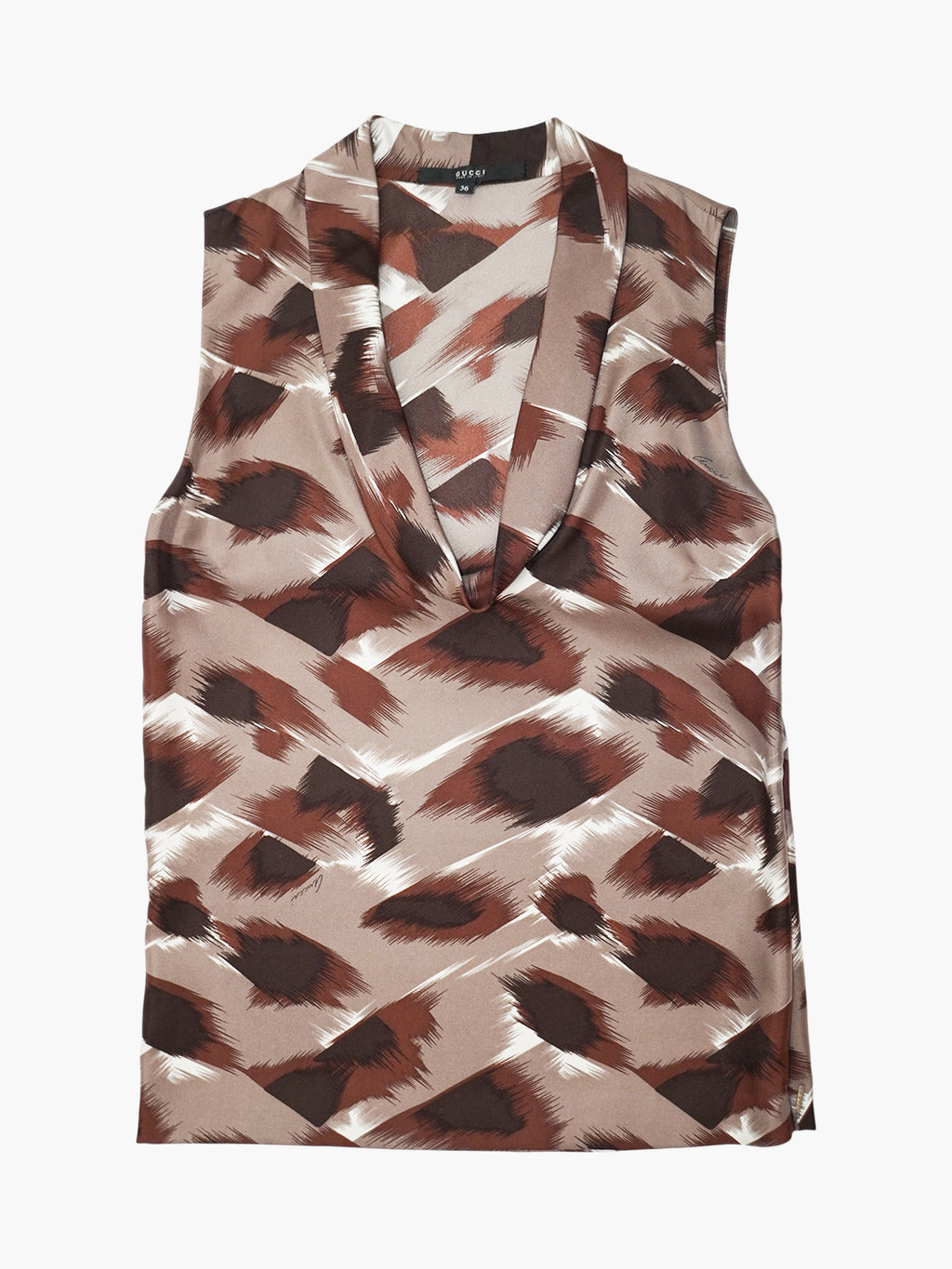 Printed Silk Top