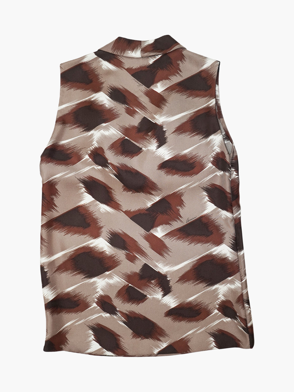 Printed Silk Top