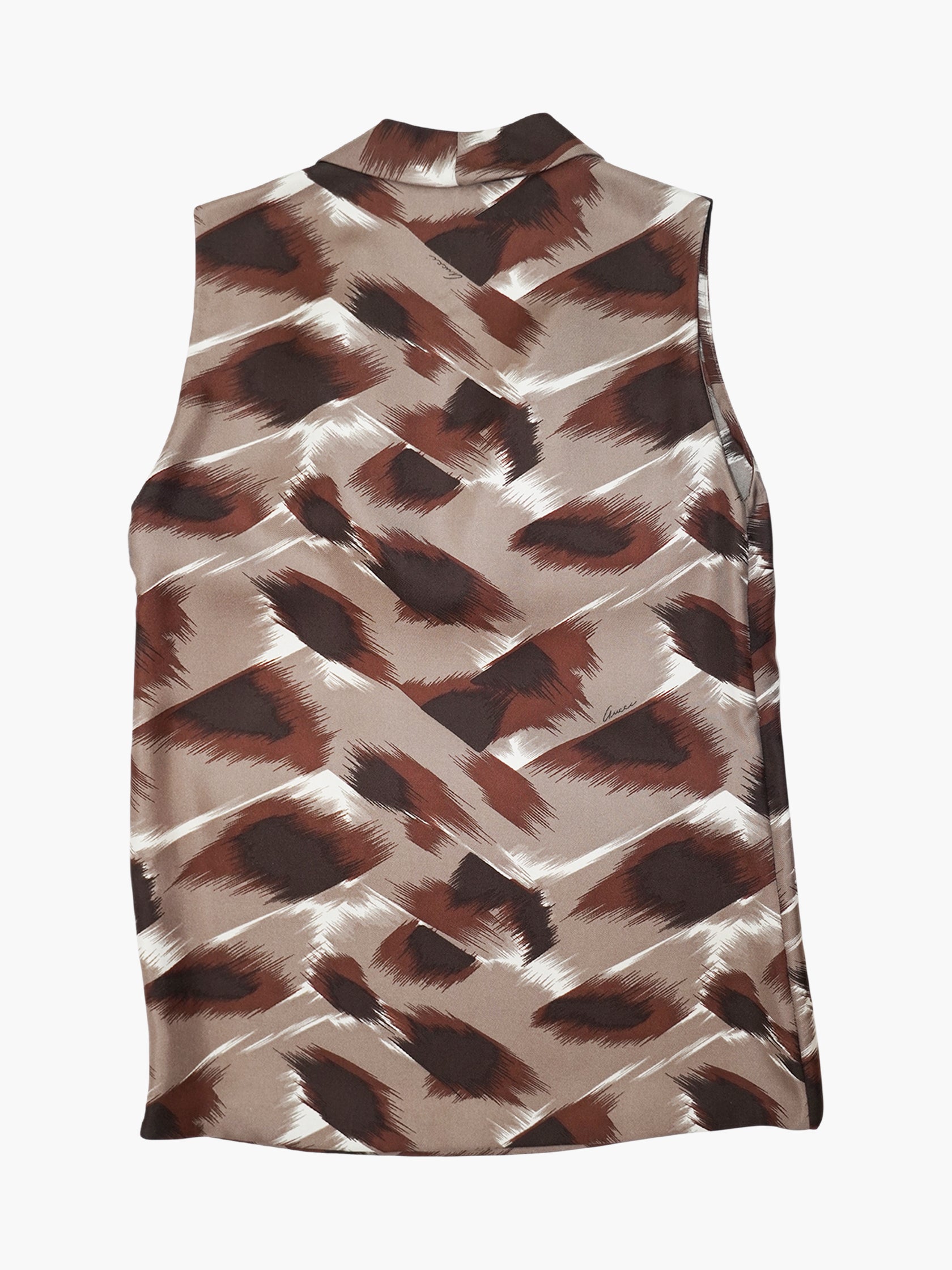Printed Silk Top