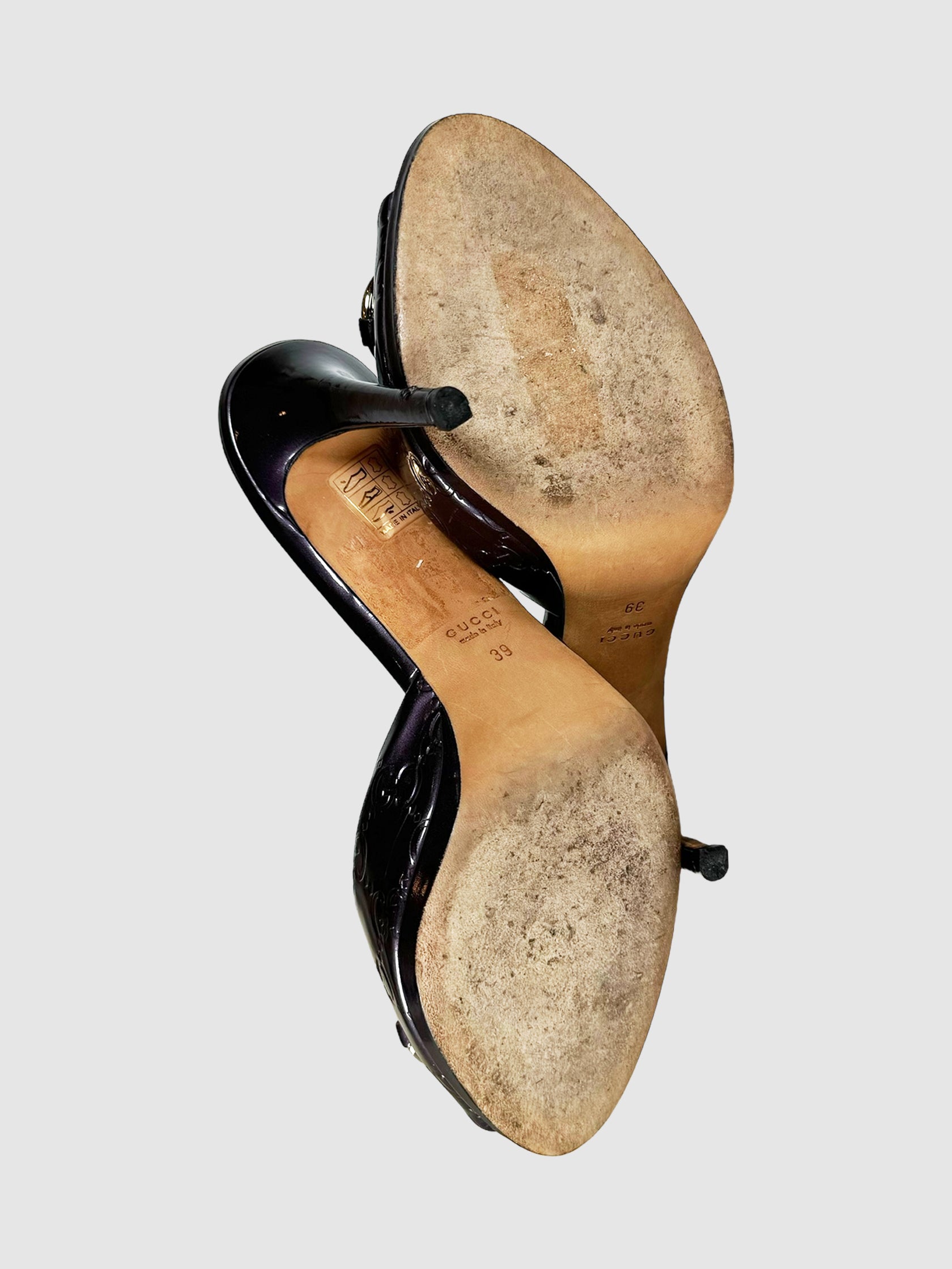 Guccissima Patent Leather Pumps - Size 37