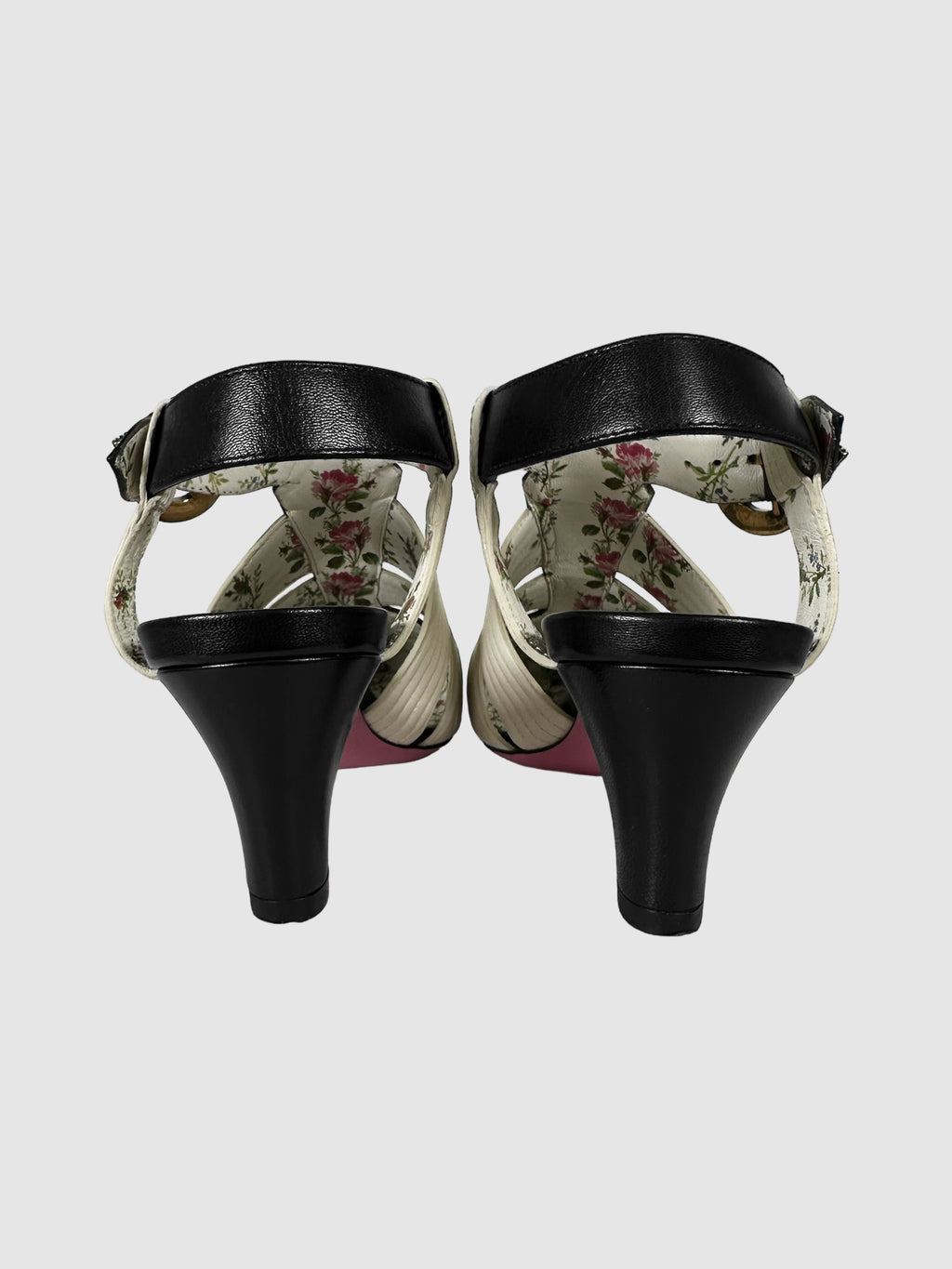 GG T-Strap Slingback Pumps - Size 36.5