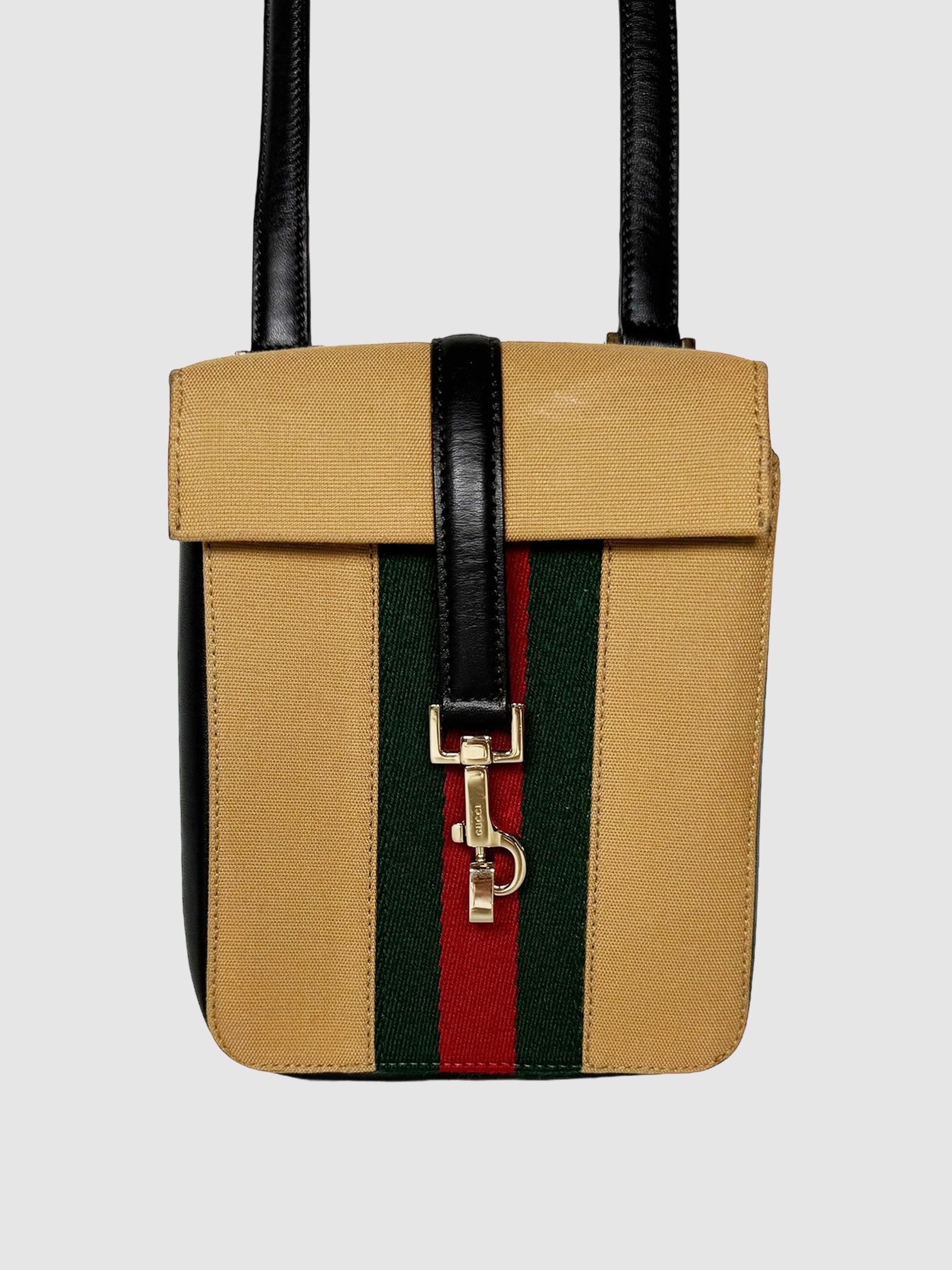 Web Stripe Crossbody Bag