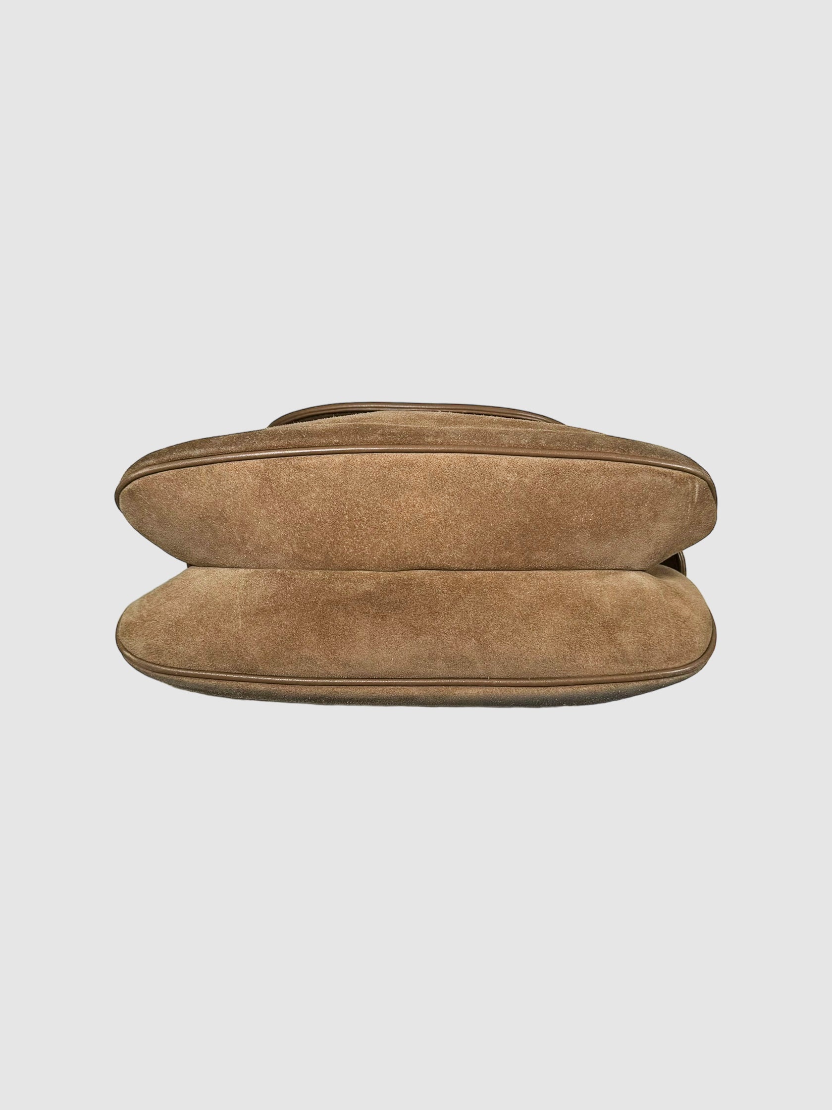 GG Suede Shoulder Bag