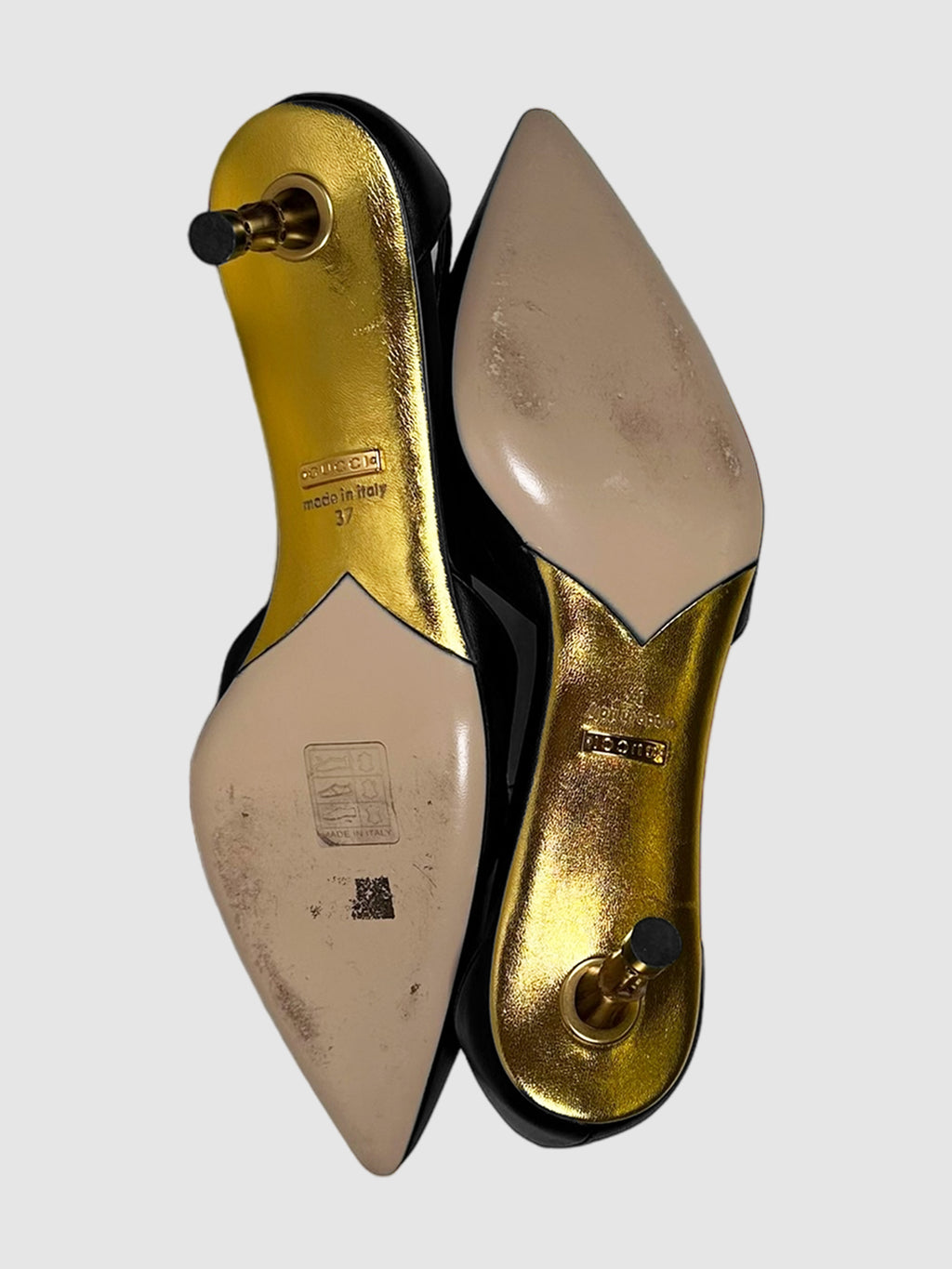 Crystal GG Kitten Heels - Size 37