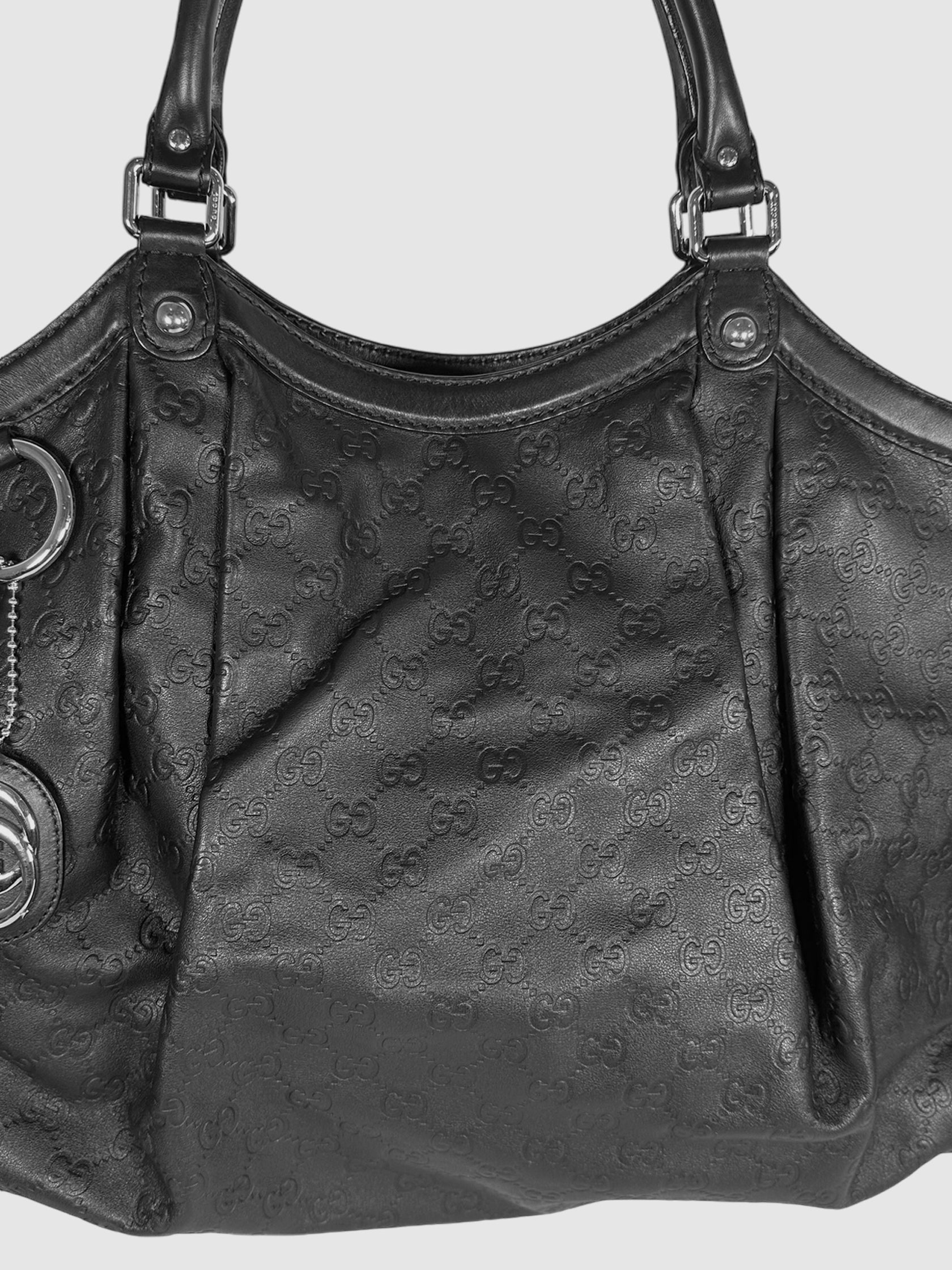 GG Leather Sukey Tote Bag