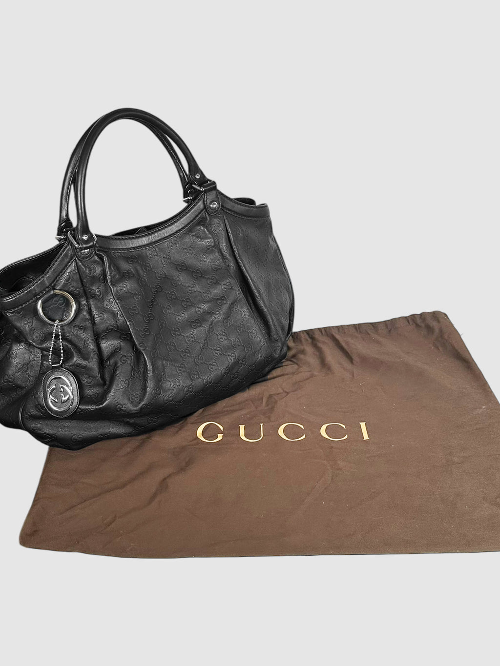 GG Leather Sukey Tote Bag