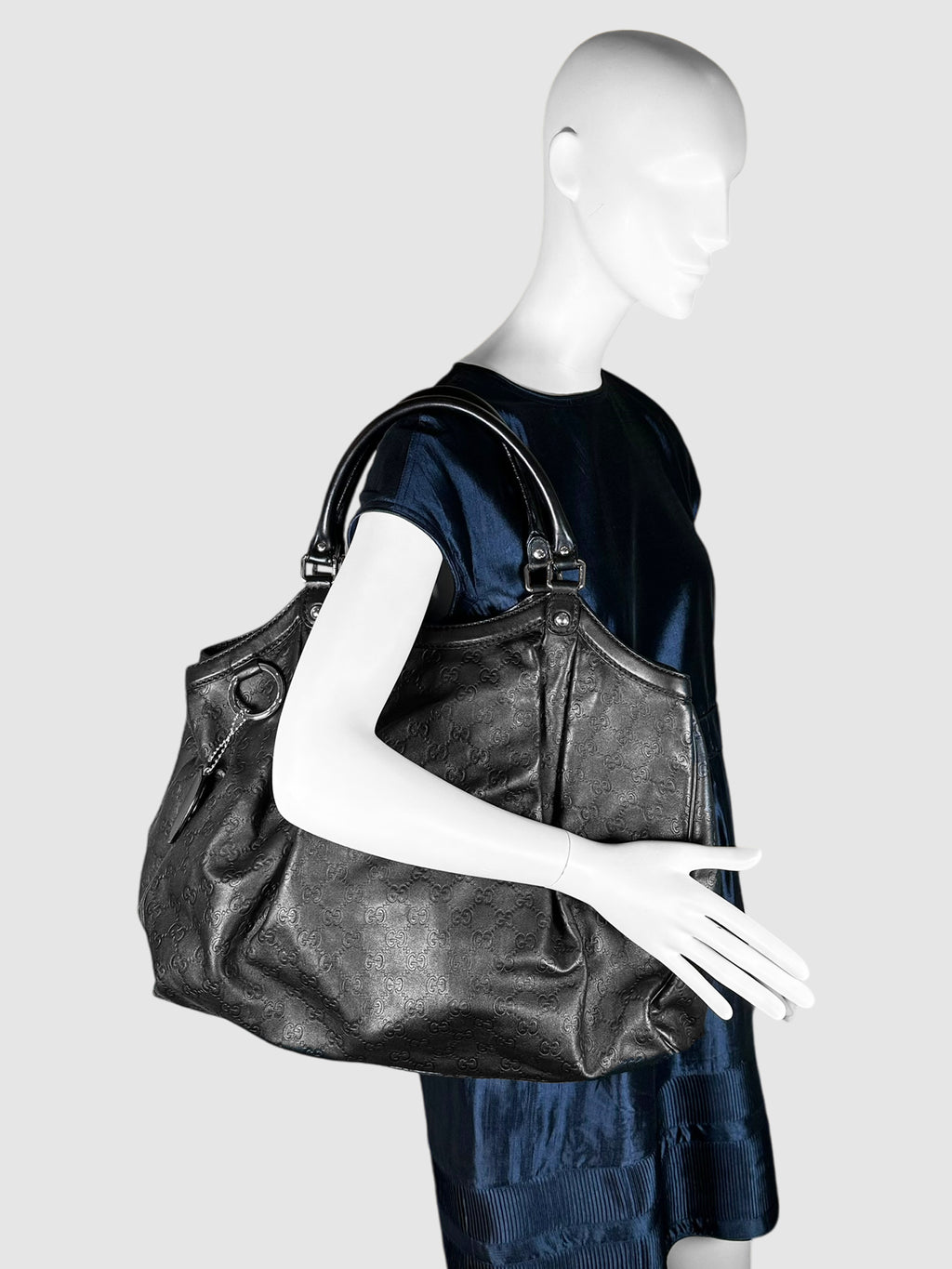 GG Leather Sukey Tote Bag