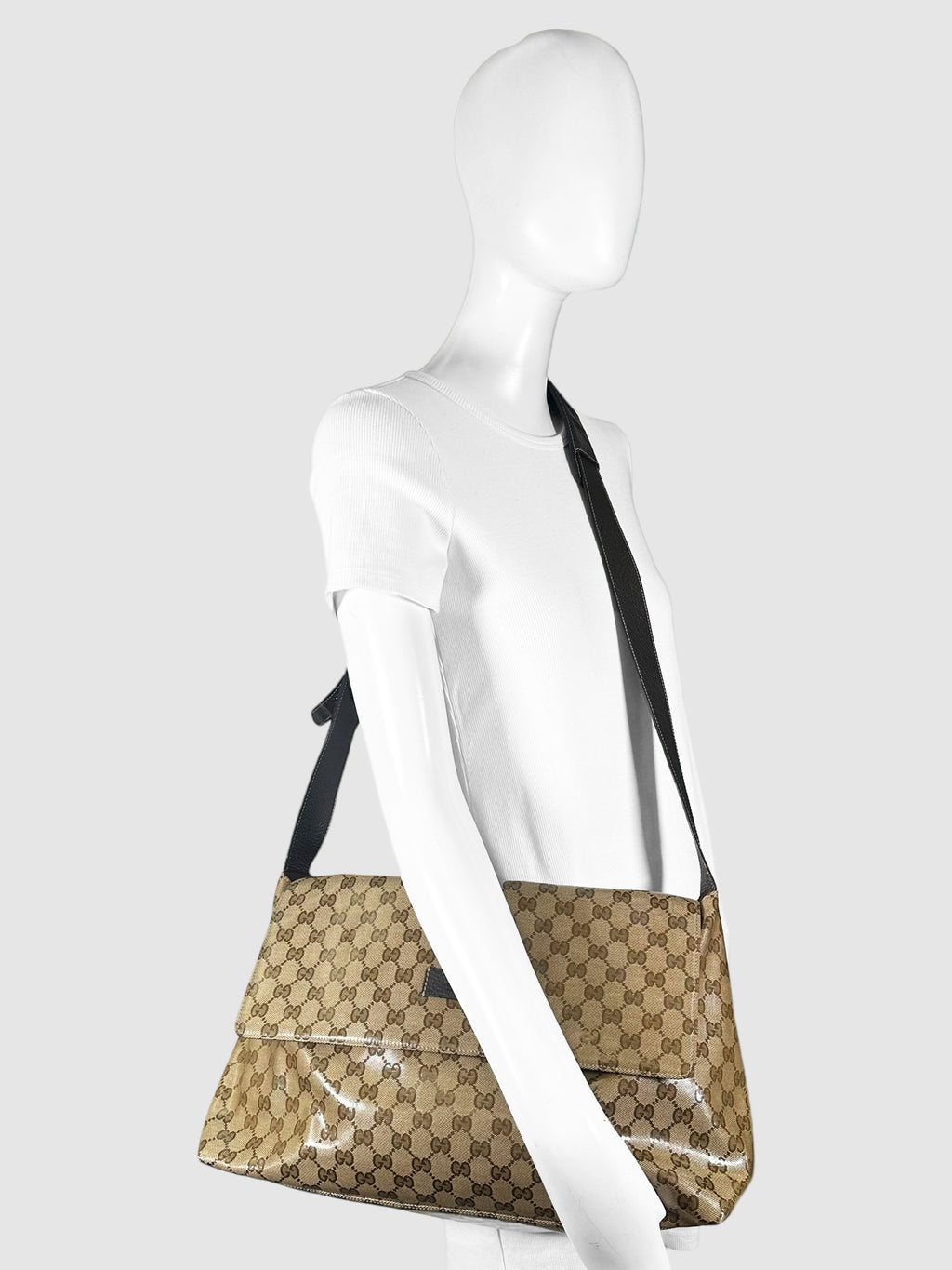 GG Crystal Flap Messenger Bag