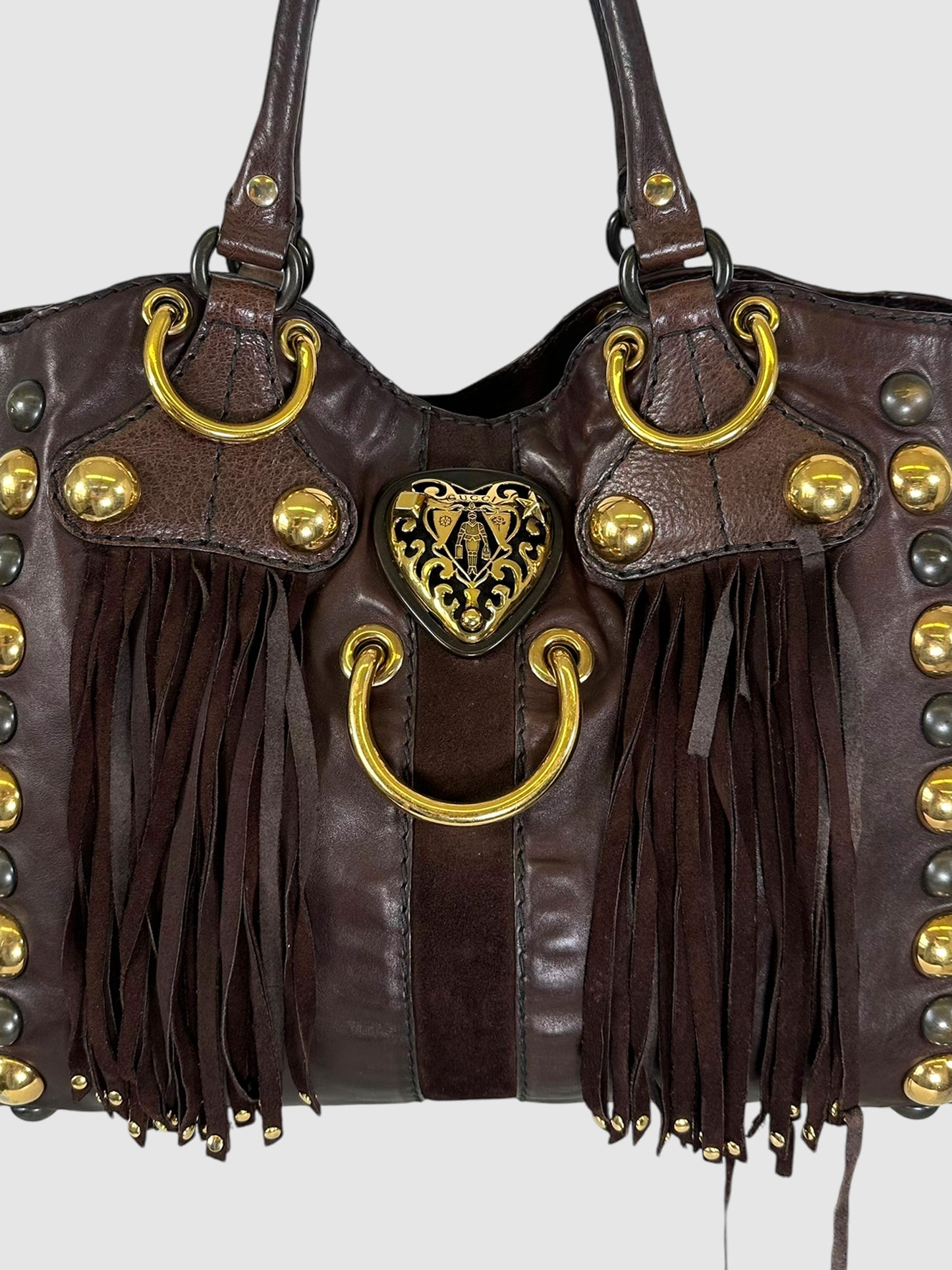 Large Babouska Fringed Tote Bag