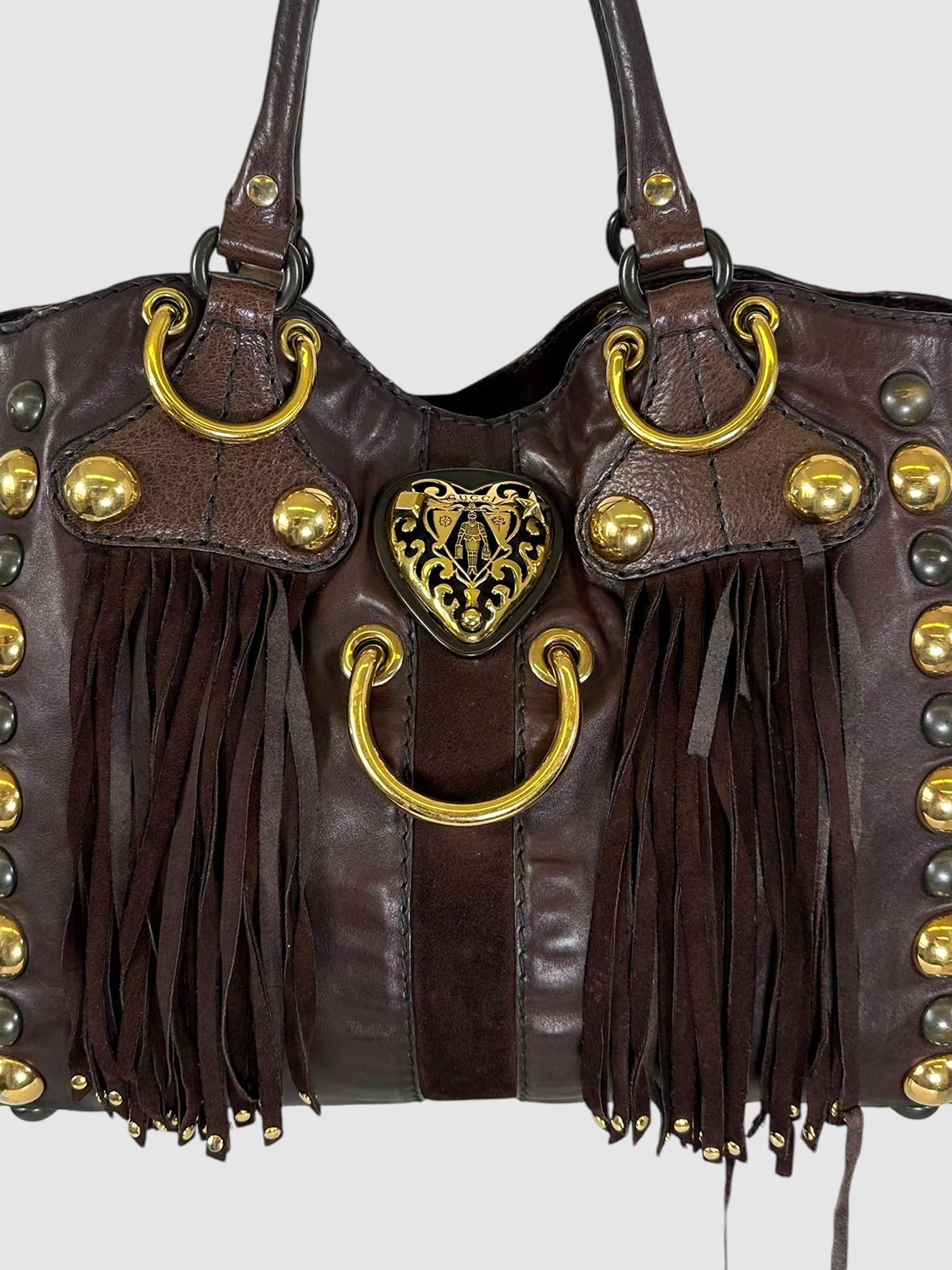 Large Babouska Fringed Tote Bag