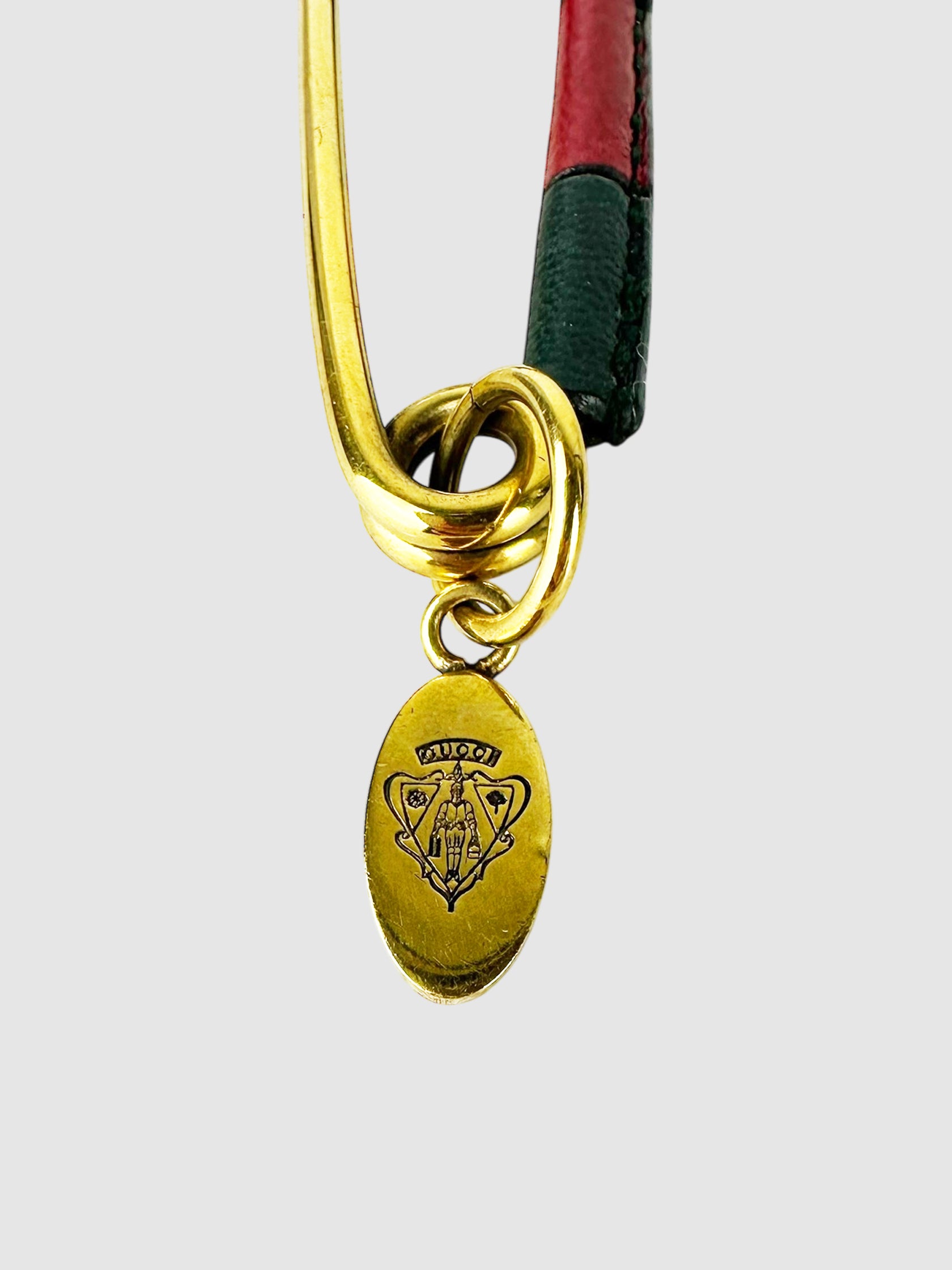 Web Safety Pin Keychain