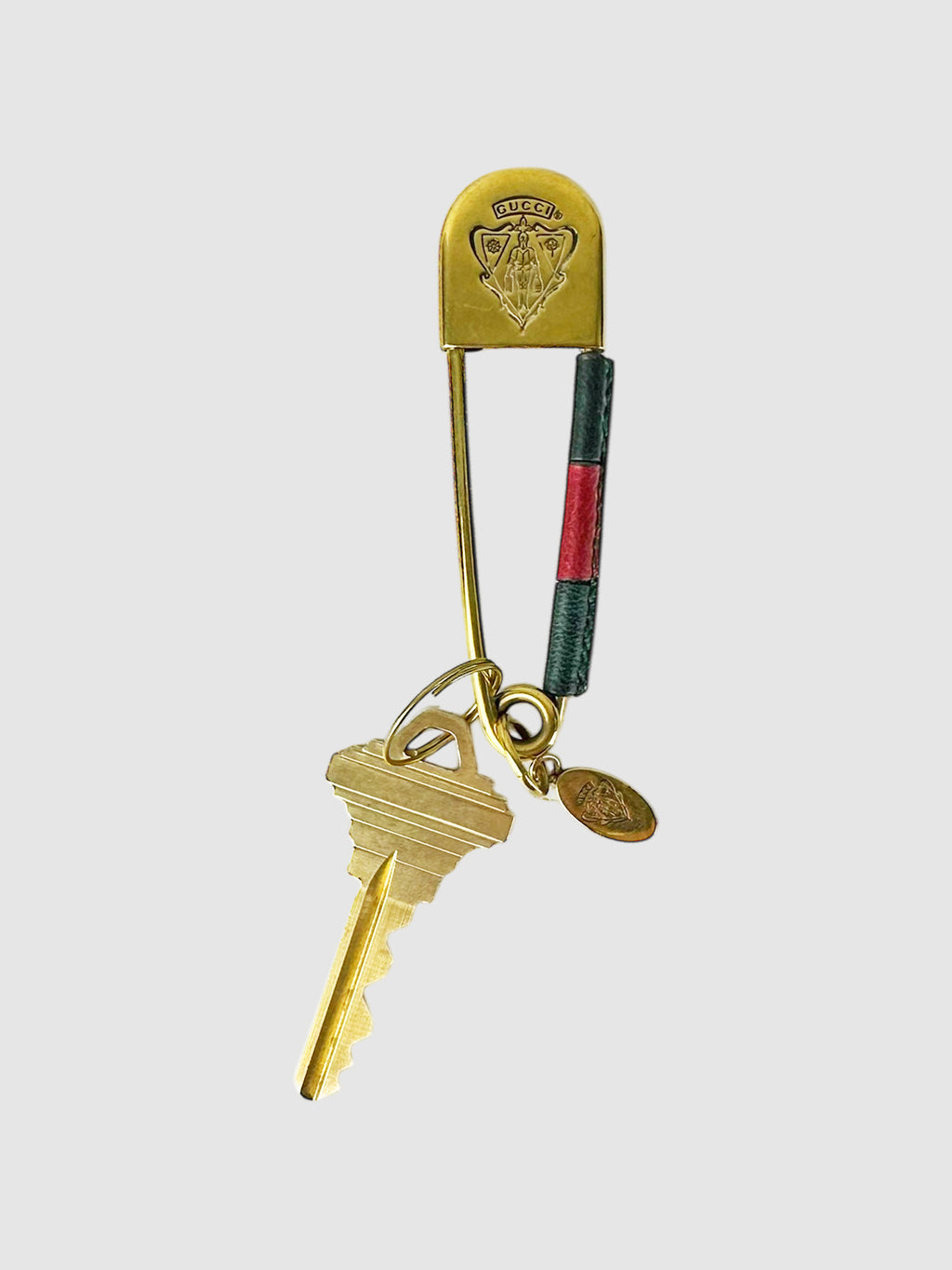 Web Safety Pin Keychain