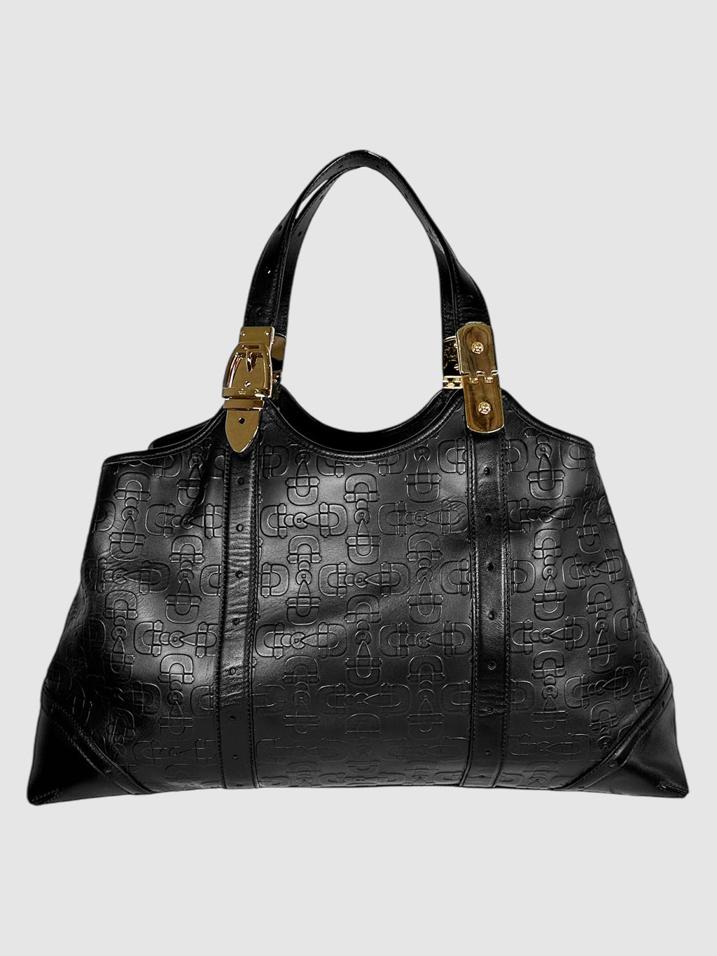 Horsebit Embossed Tote Bag
